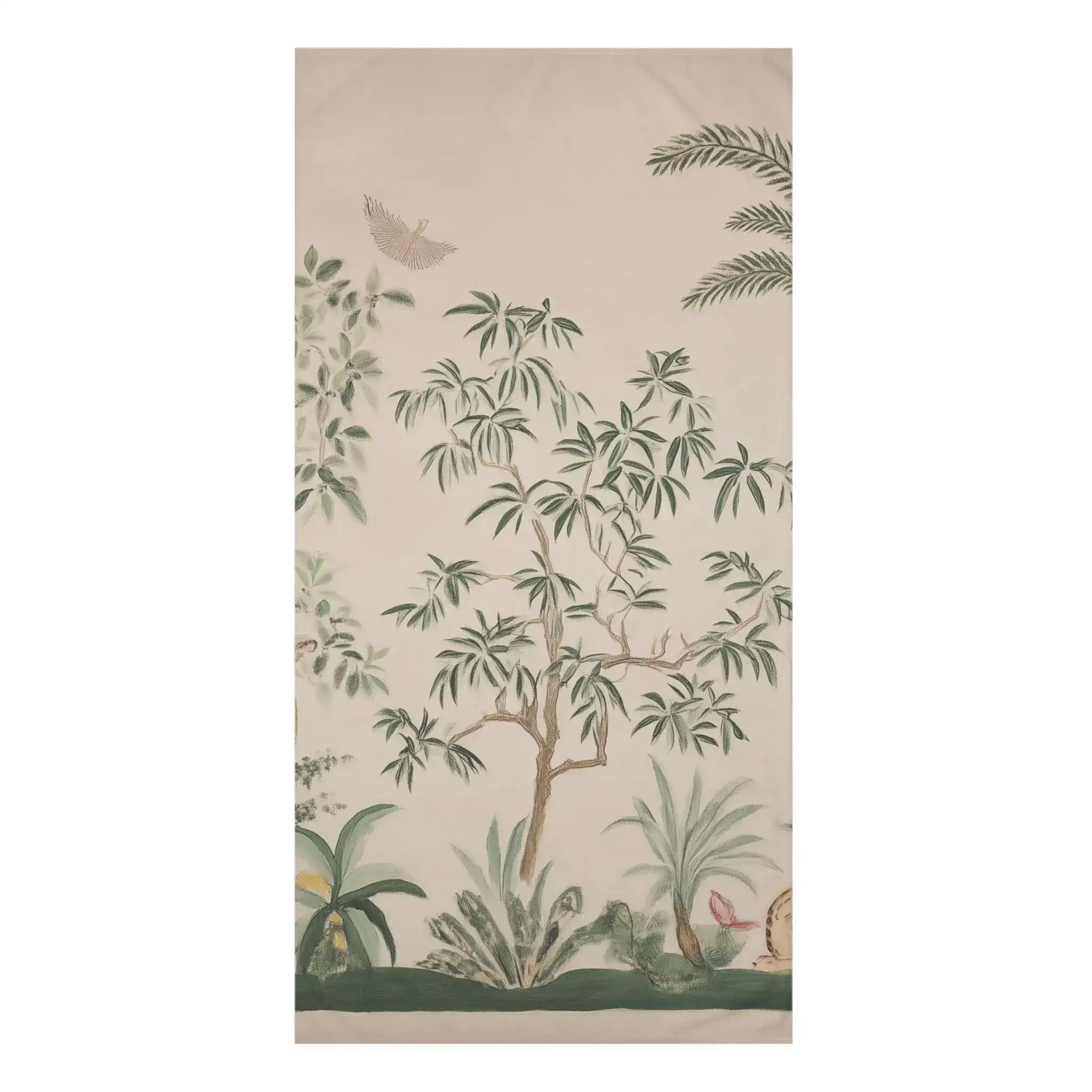 Serene Safari Garden Bath Towel