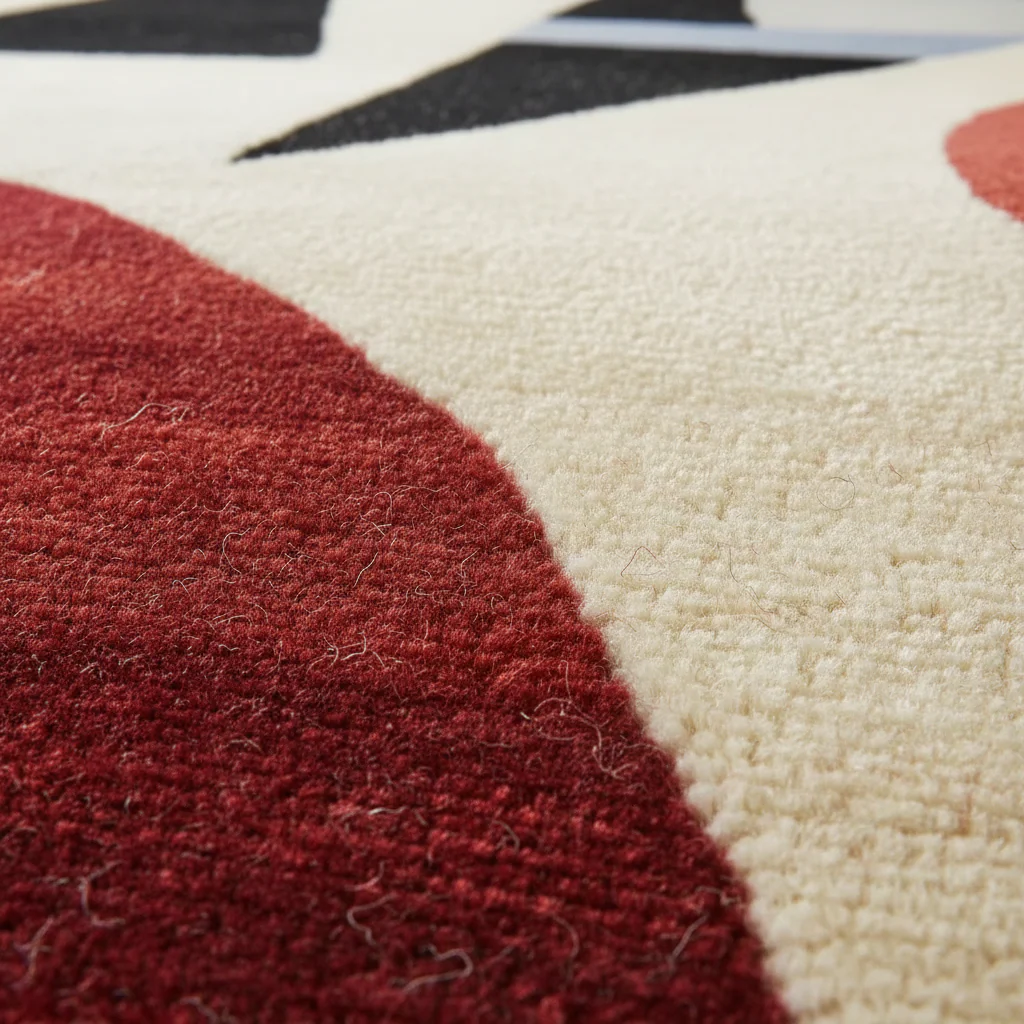 Shape Rhythm Theory Hand Tufted Rug - Image 3
