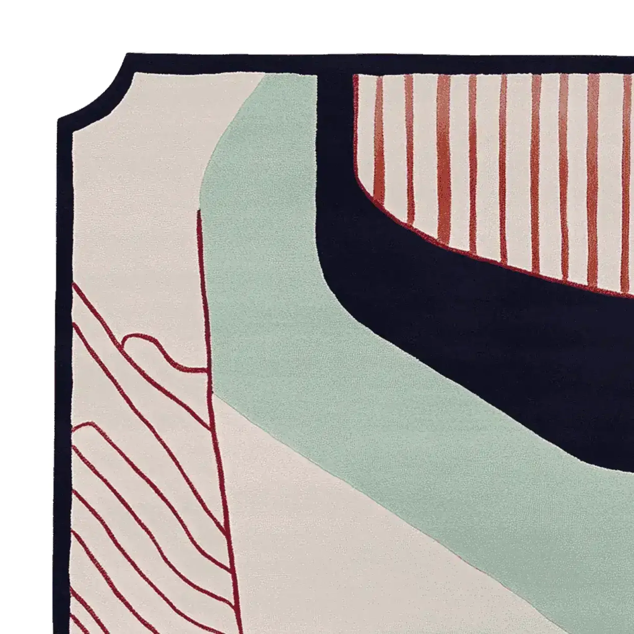 Shape Trace Hand Tufted Rug - Image 4