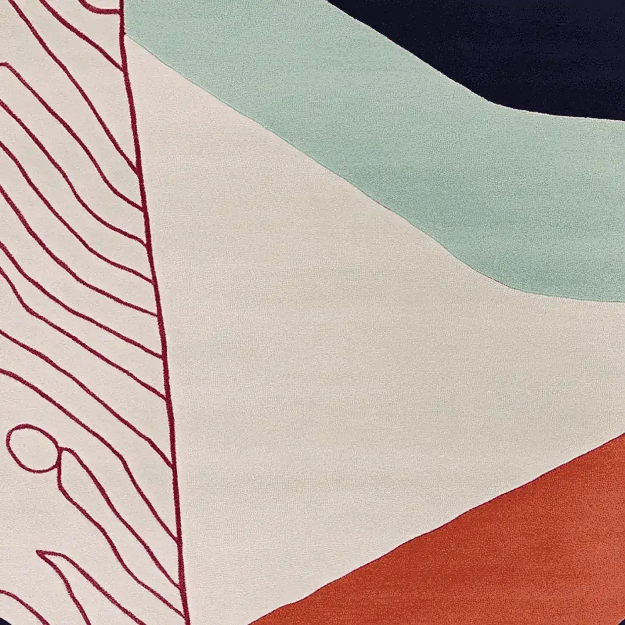Shape Trace Hand Tufted Rug - Image 5
