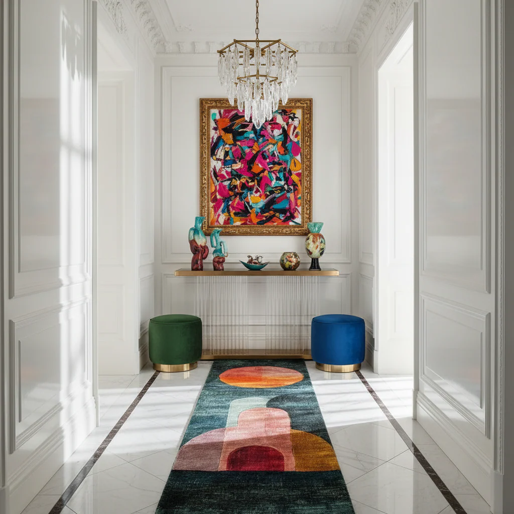 Shapes Cape Hand Tufted Wool Runner Rug - Image 2