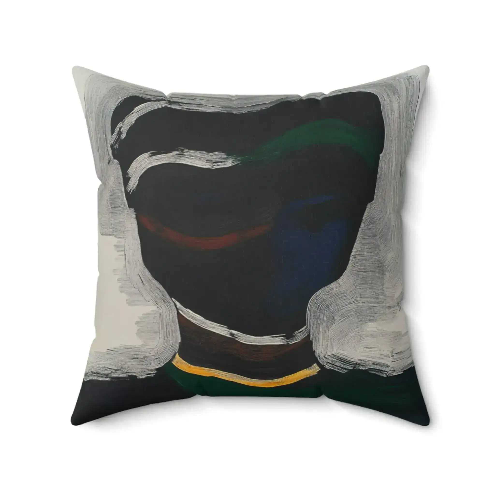 Silent Currents Throw Pillow - Image 4