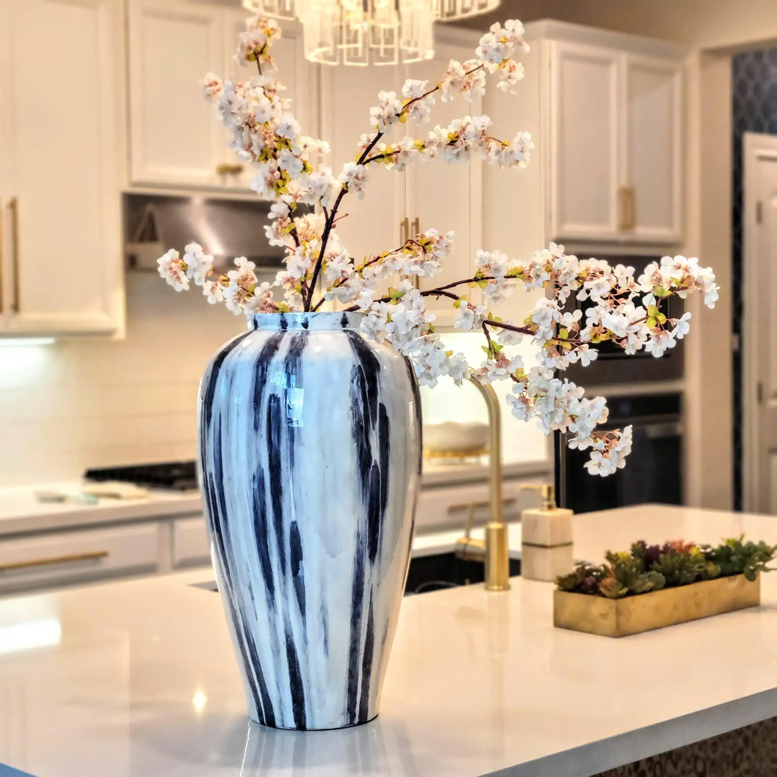 Silk Cherry Blossom Branches - Pack of 3 - Image 5