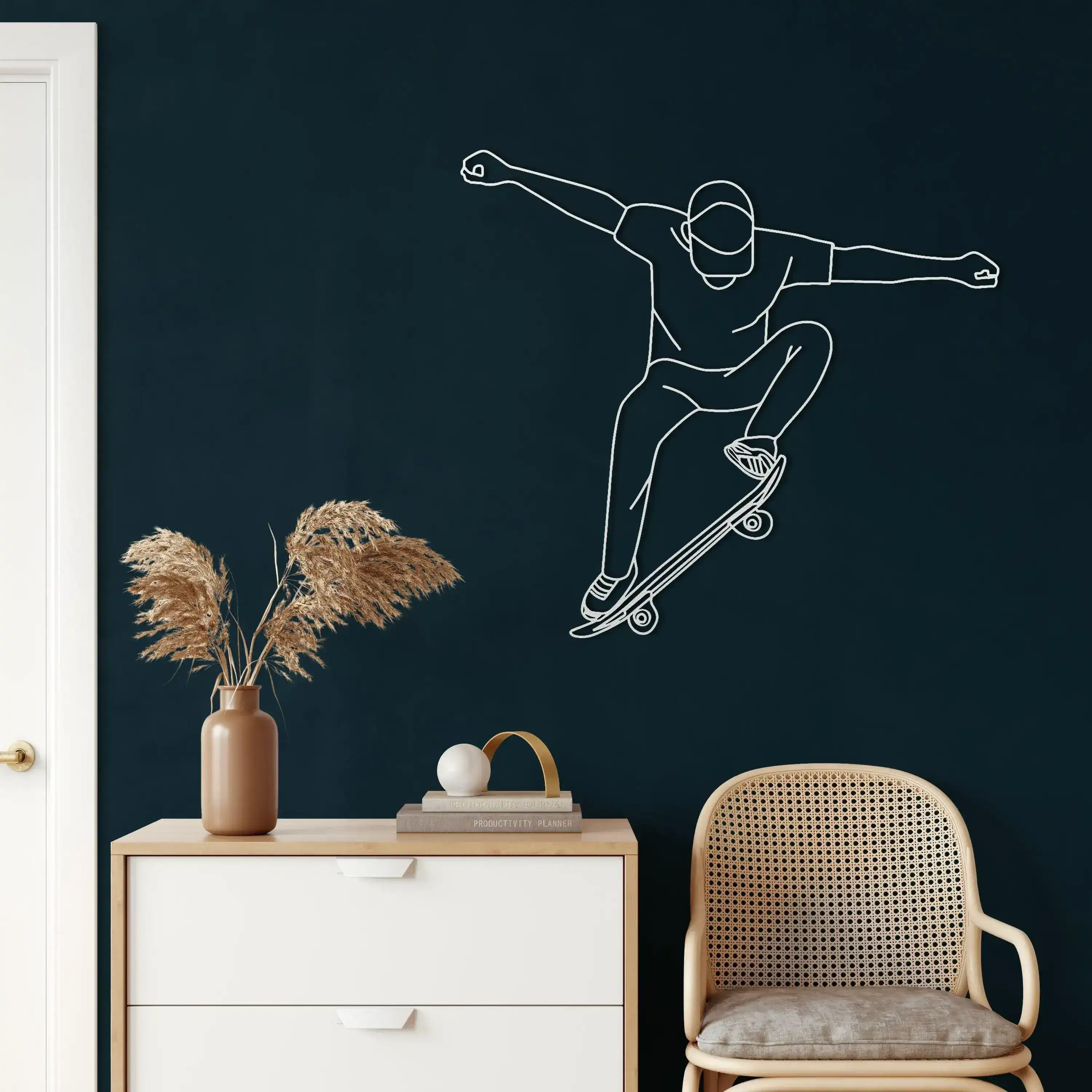 Skateboarder Metal Wall Art - Image 10