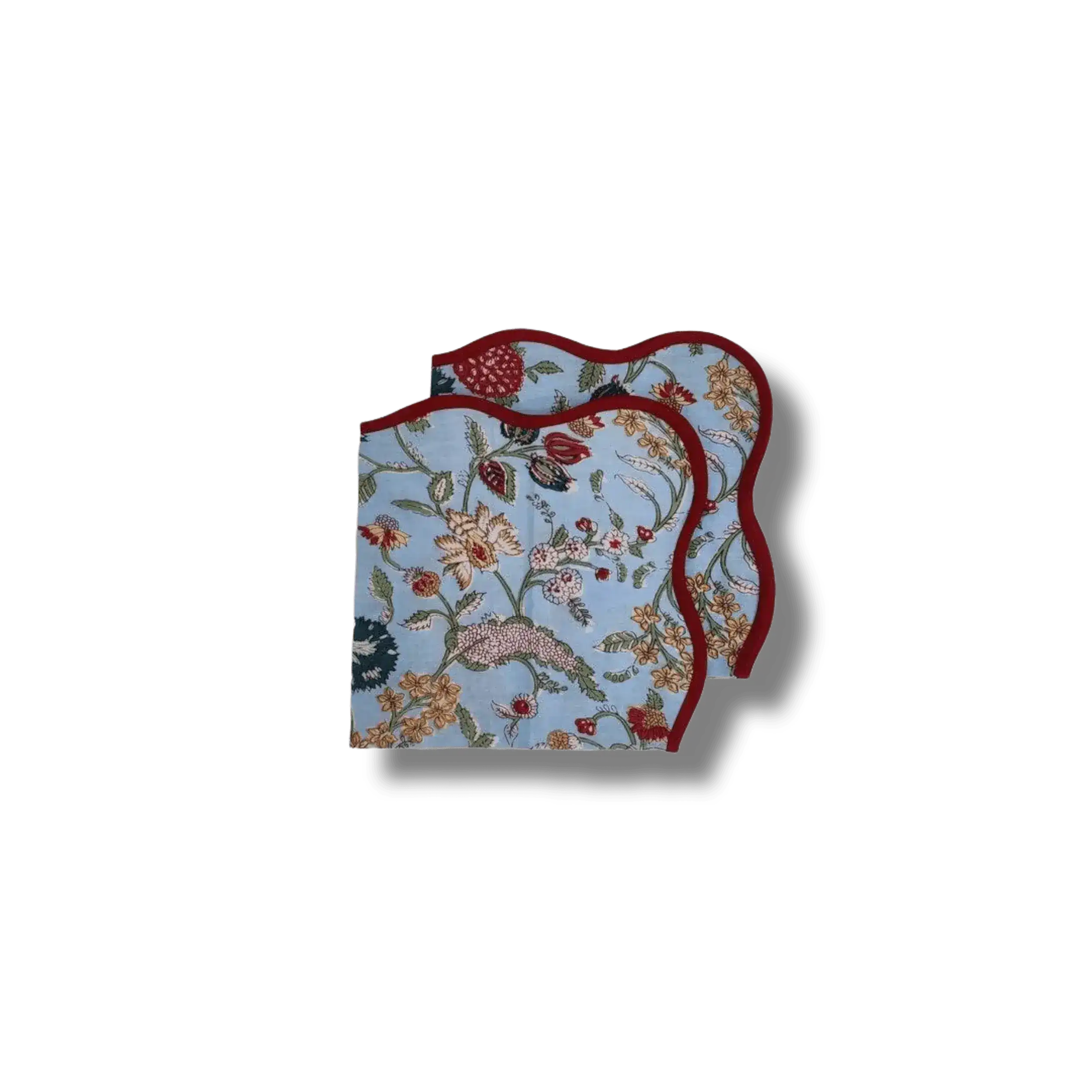 Skyer Hand Block Printed Cotton Napkins - Image 3