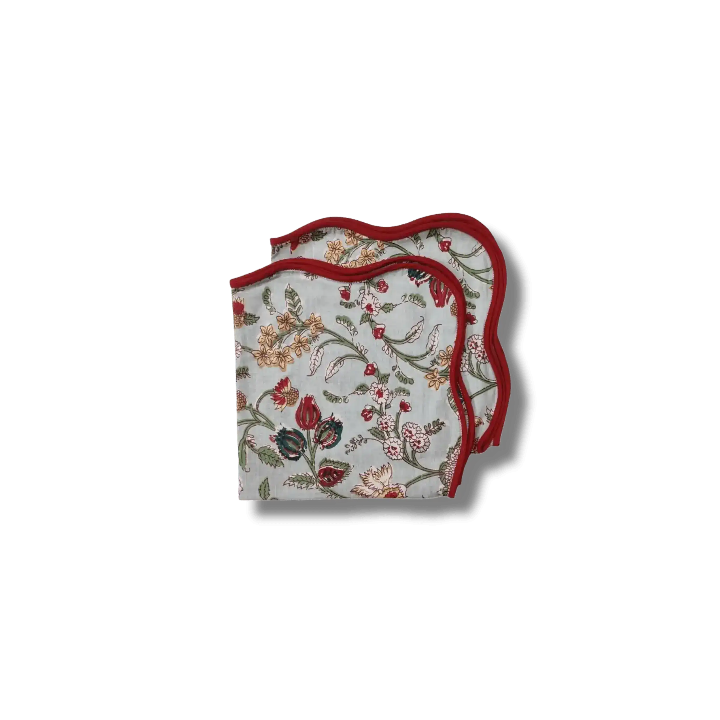 Skyer Hand Block Printed Cotton Napkins - Image 5