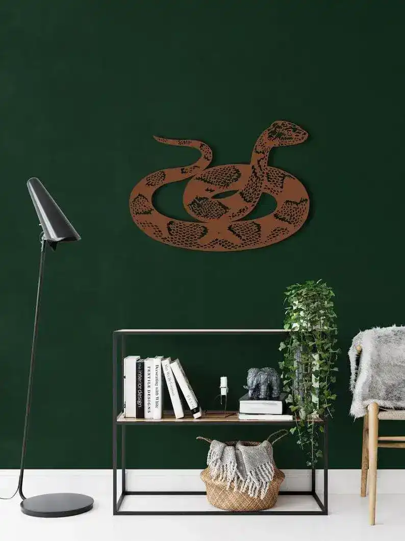 Snake Metal Wall Art - Image 5