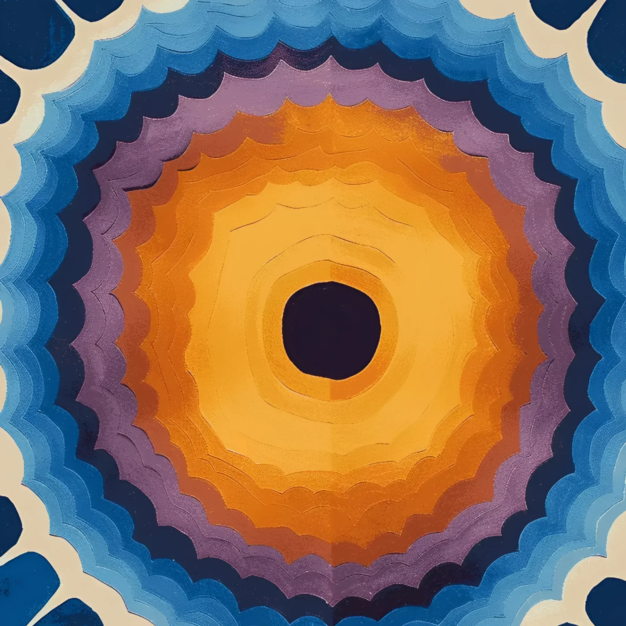 Solar Bloom Hand Knotted Rug - Image 5