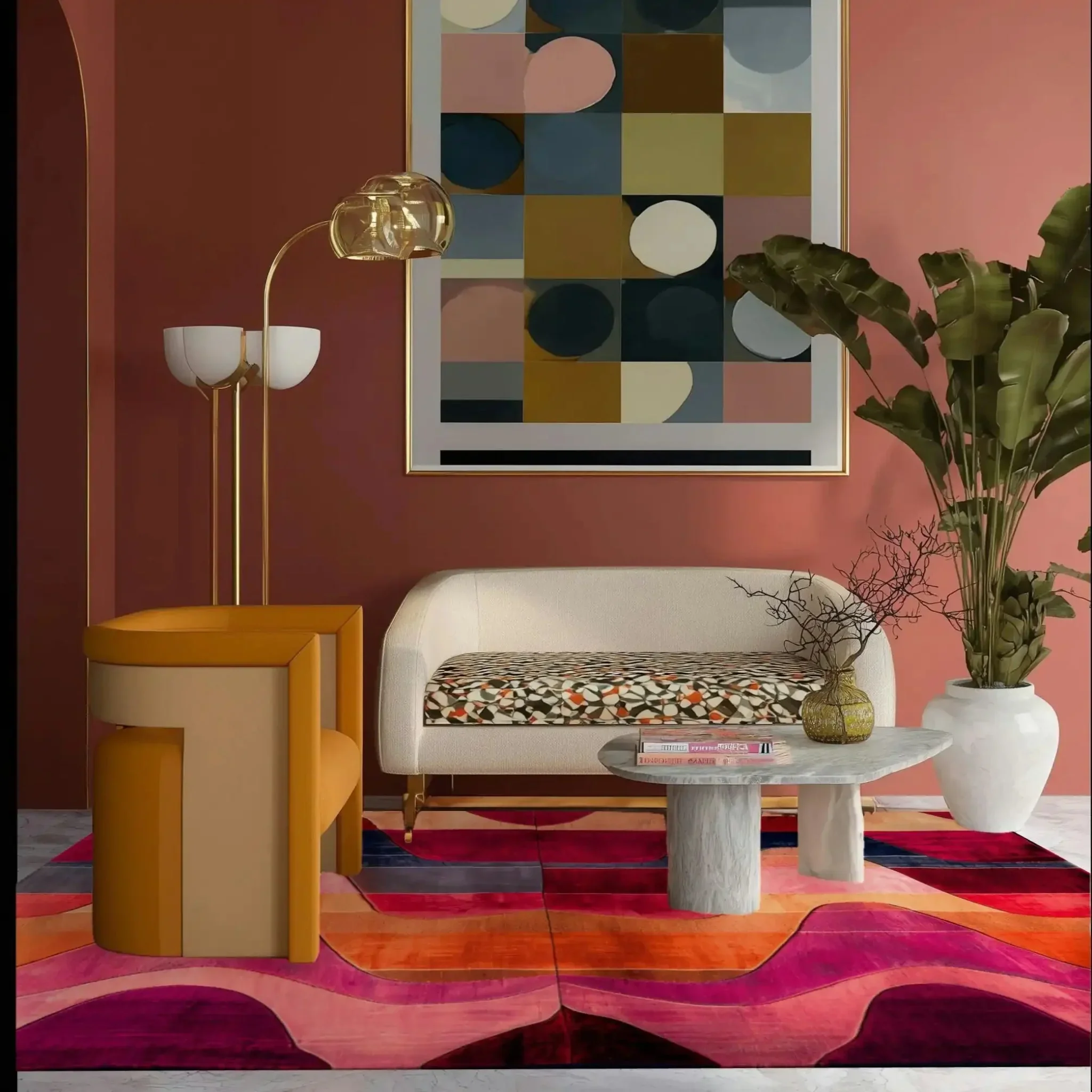 Solar Flow Hand Tufted Rug - Image 4