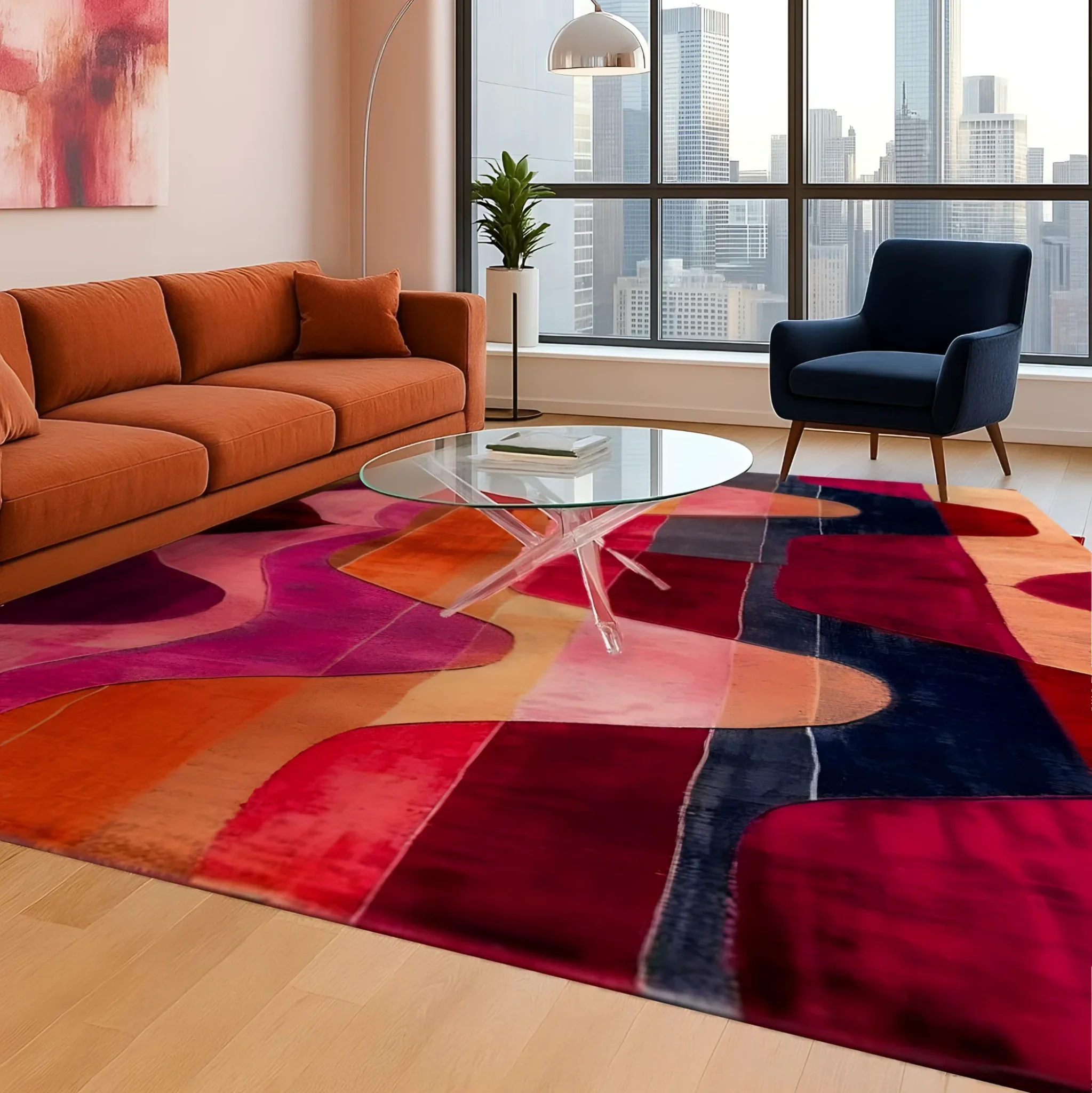 Solar Flow Hand Tufted Rug - Image 5