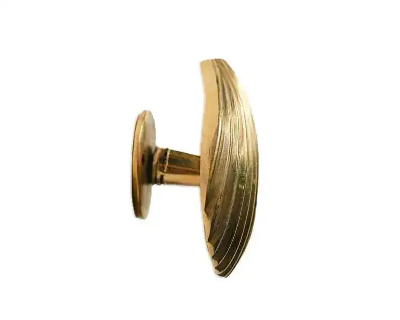 Solid Brass Clam Shell Shaped Wall Hanging Hook - Image 2
