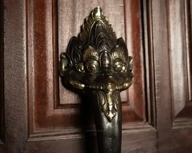 Solid Bronze Barong Door Handle - Image 6