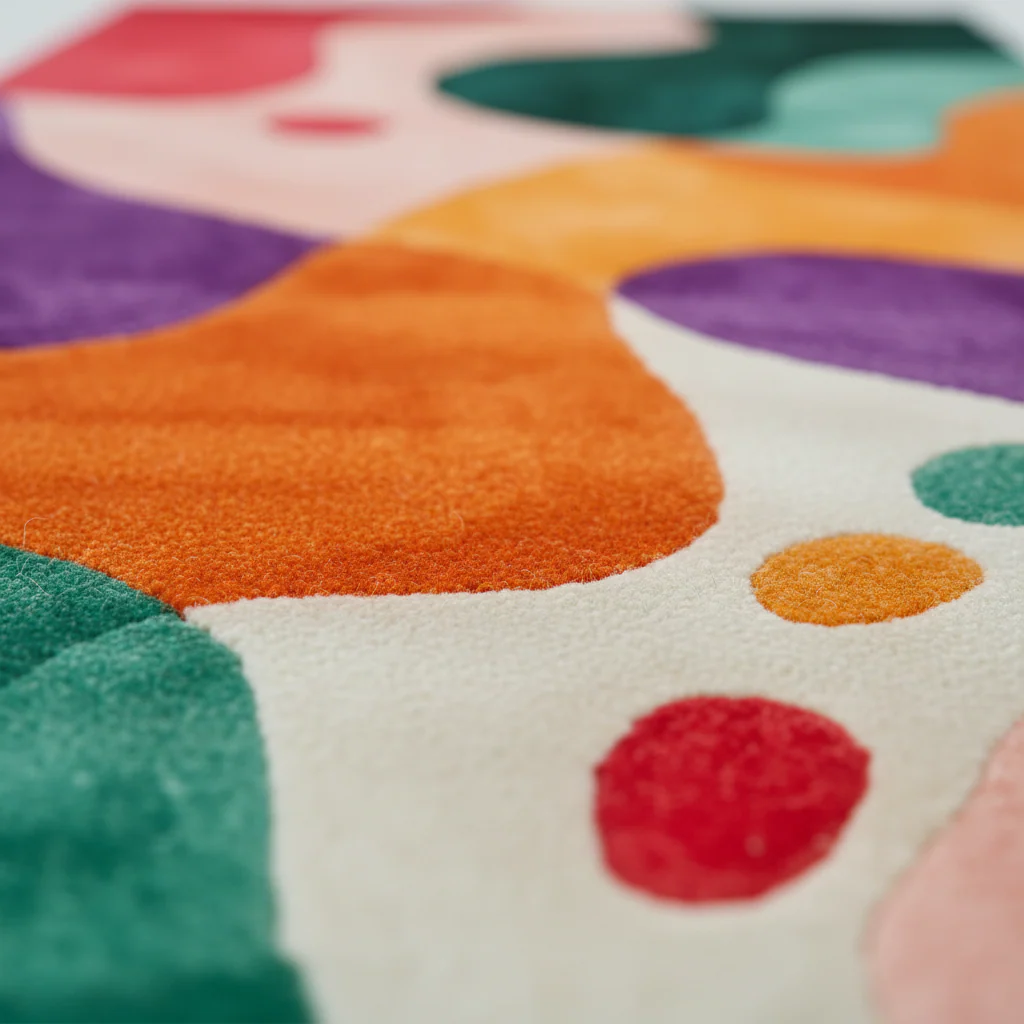 Spectrum Shapes Hand Tufted Rug Runner 3 x 8' - Image 12