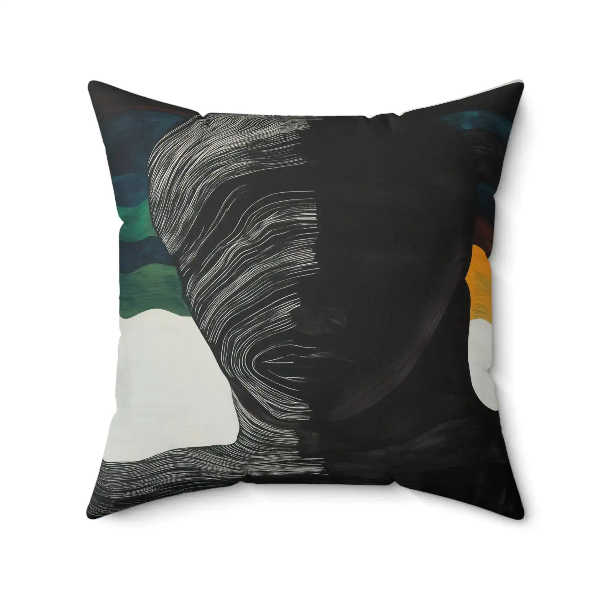 Split Spectrum Throw Pillow - Image 4