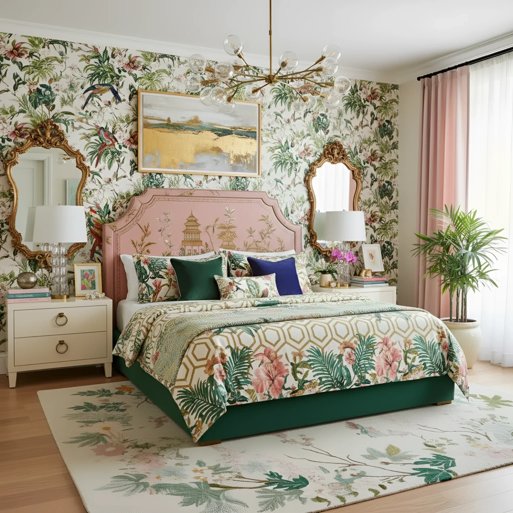 Spring Garden Whirl Hand Tufted Rug - Image 2