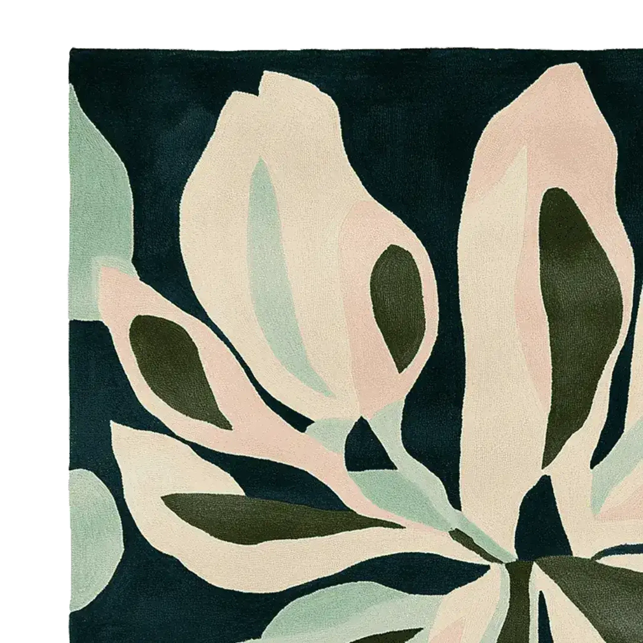 Muted Petal Dance Hand Tufted Rug - Image 3