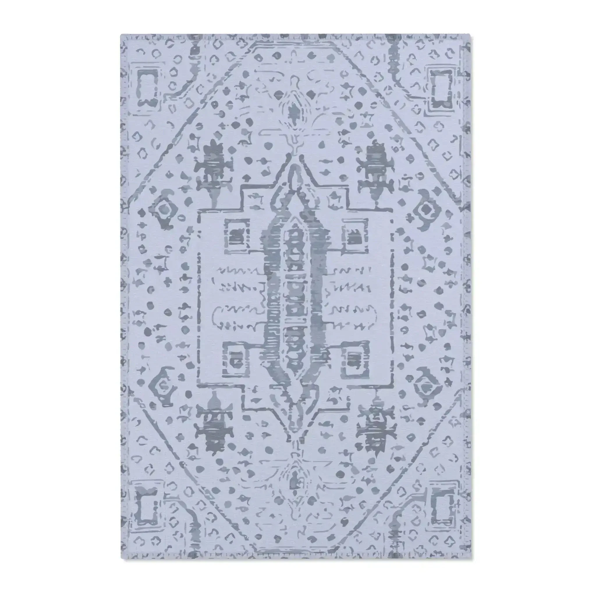 Steel Mirage Medallion Accent Rug - Image 2