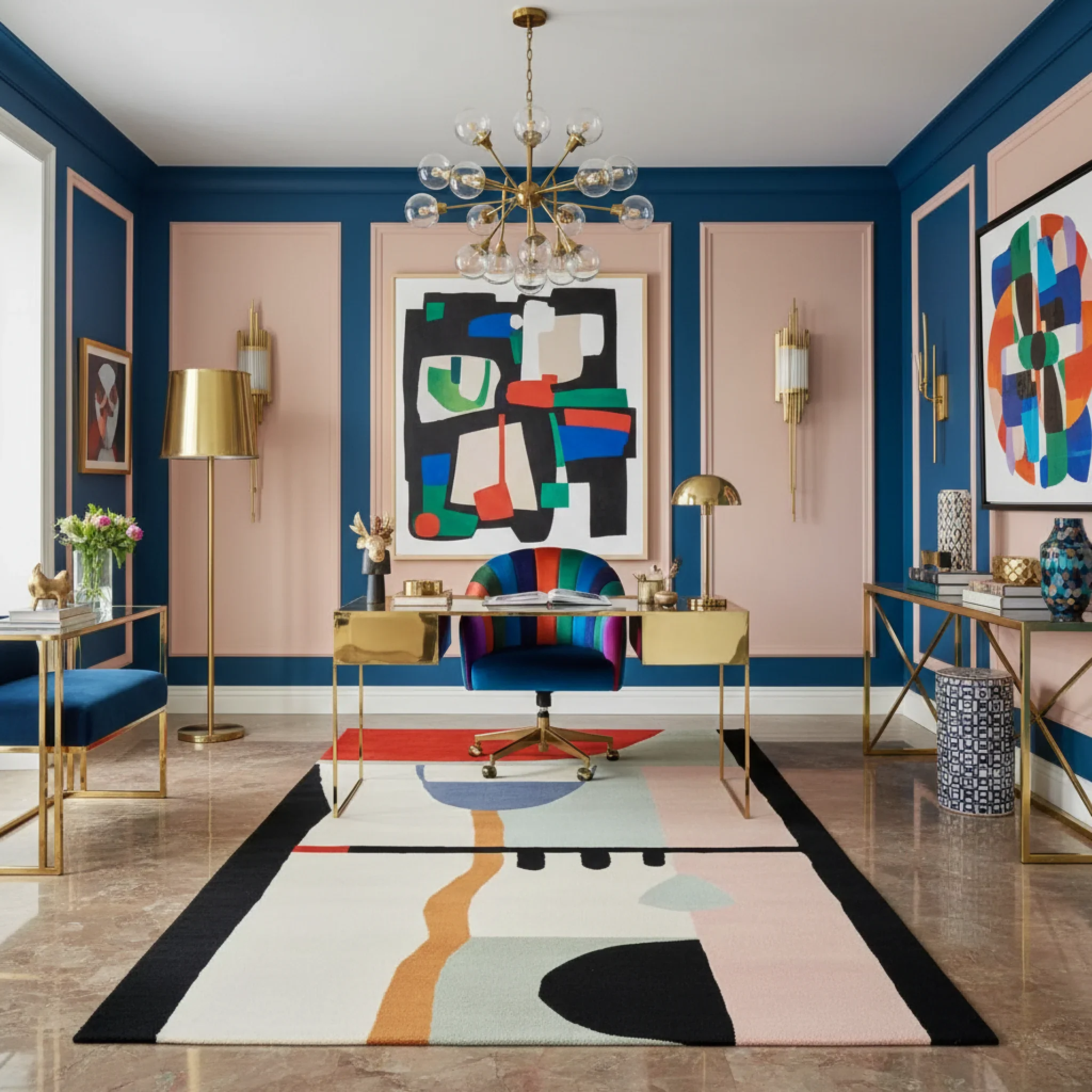 Still Life Split Hand Tufted Rug - Image 2