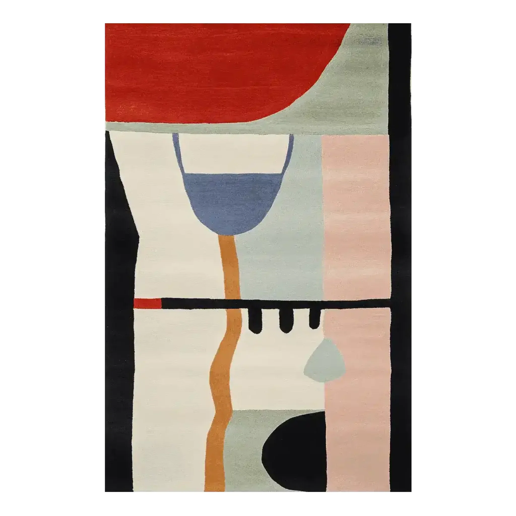 Still Life Split Hand Tufted Rug - Image 4