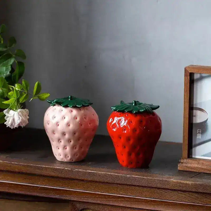 Strawberry Storage Jar