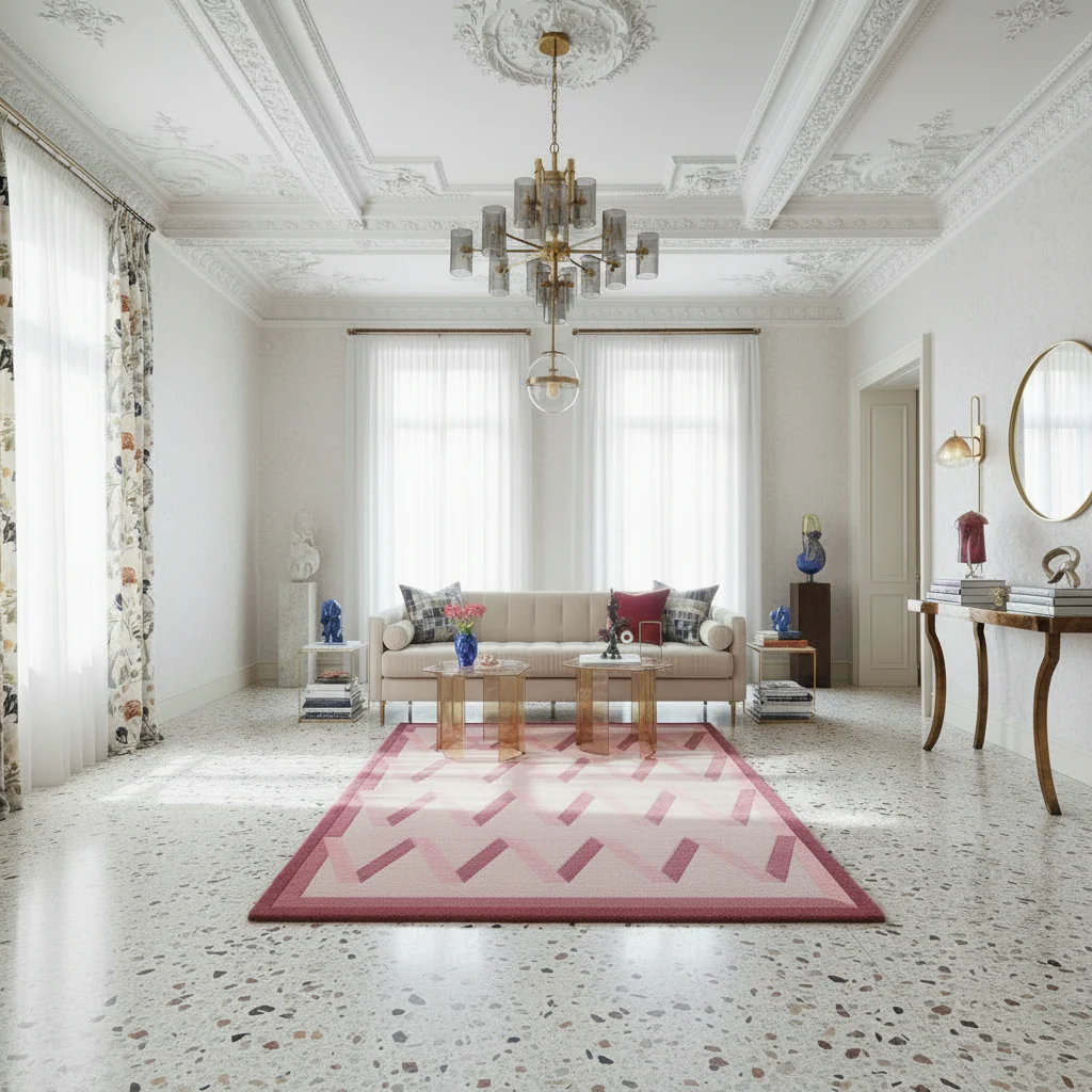 String Theory Hand Tufted Wool Rug - Image 2