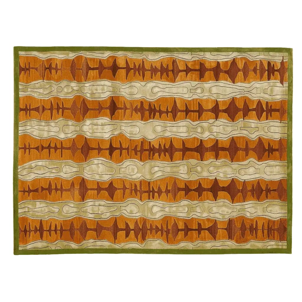 Stripe Illusion Hand Tufted Rug - Image 3