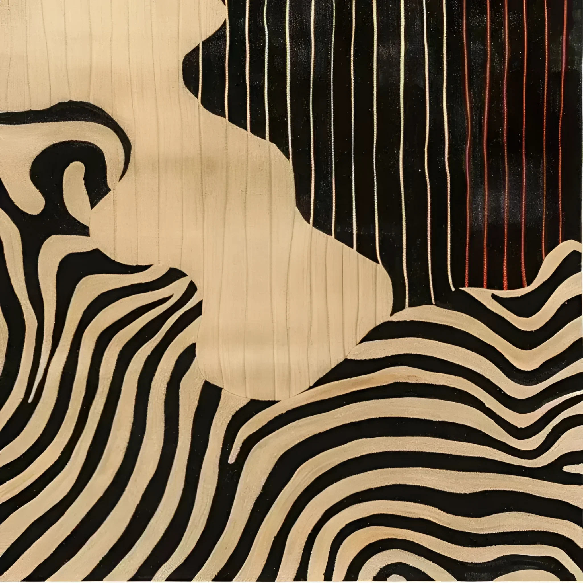 Striped Sunset Hand Tufted Rug  - Image 5