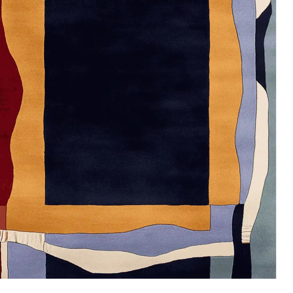 Structured Warm Frame Hand Tufted Rug - Image 4