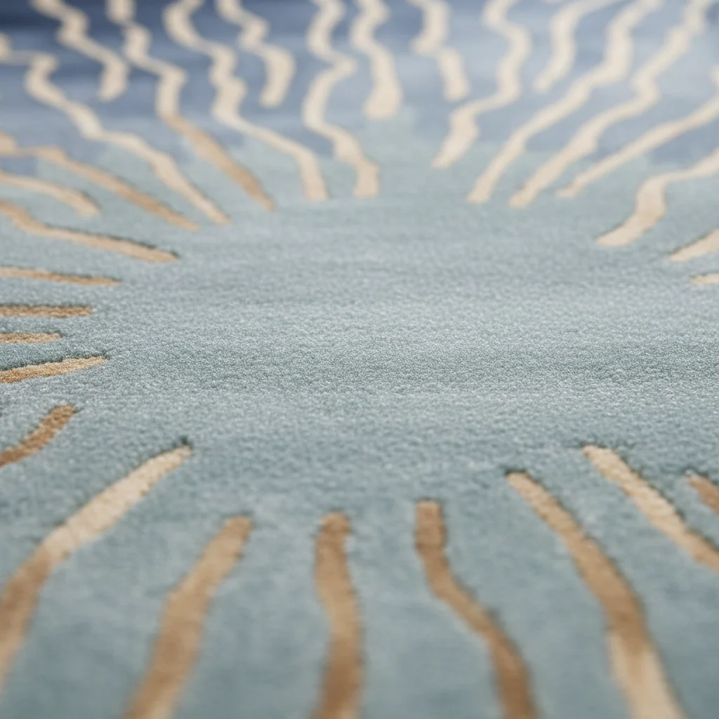 Subtle Flow Harmony Hand Tufted Rug - Image 3