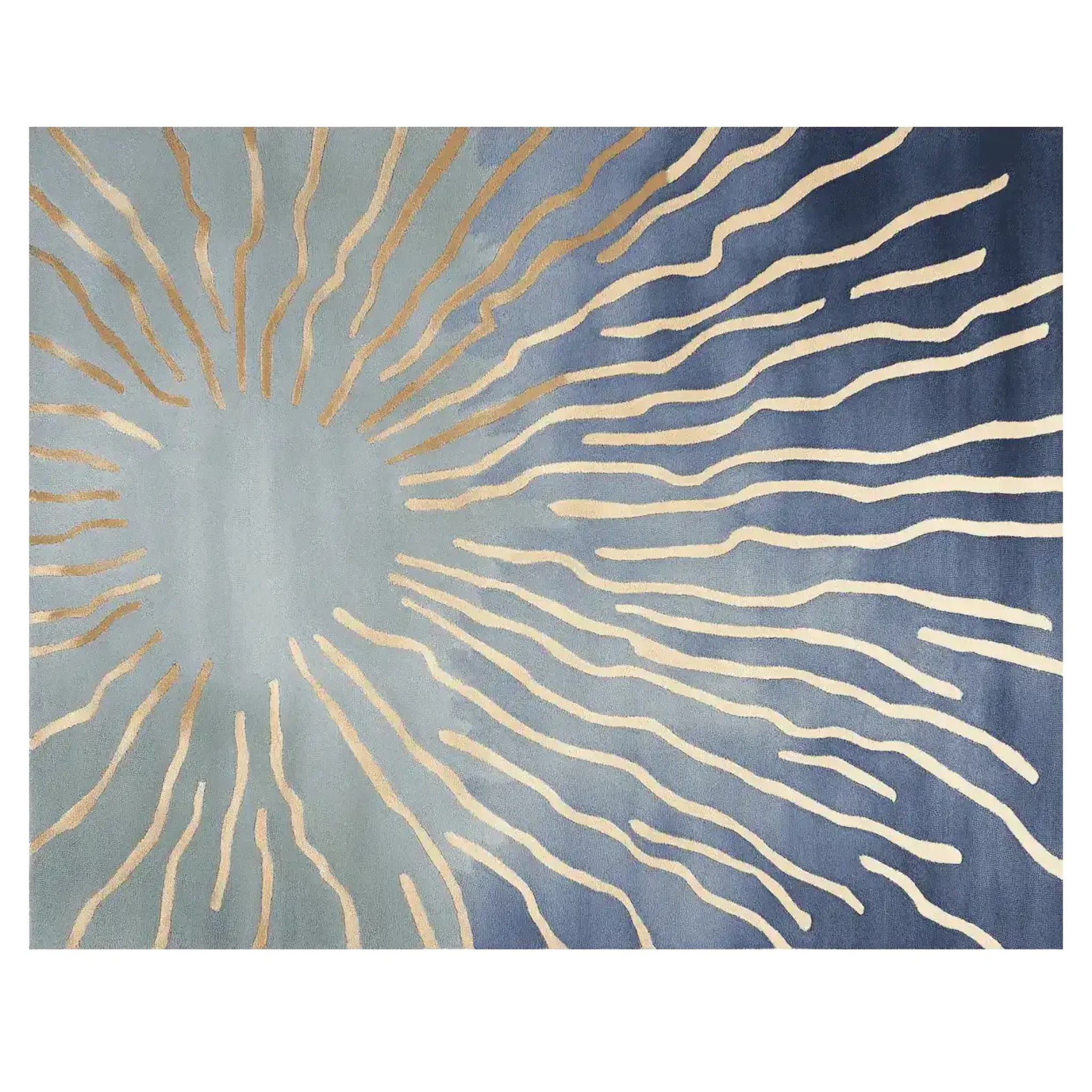 Subtle Flow Harmony Hand Tufted Rug - Image 4