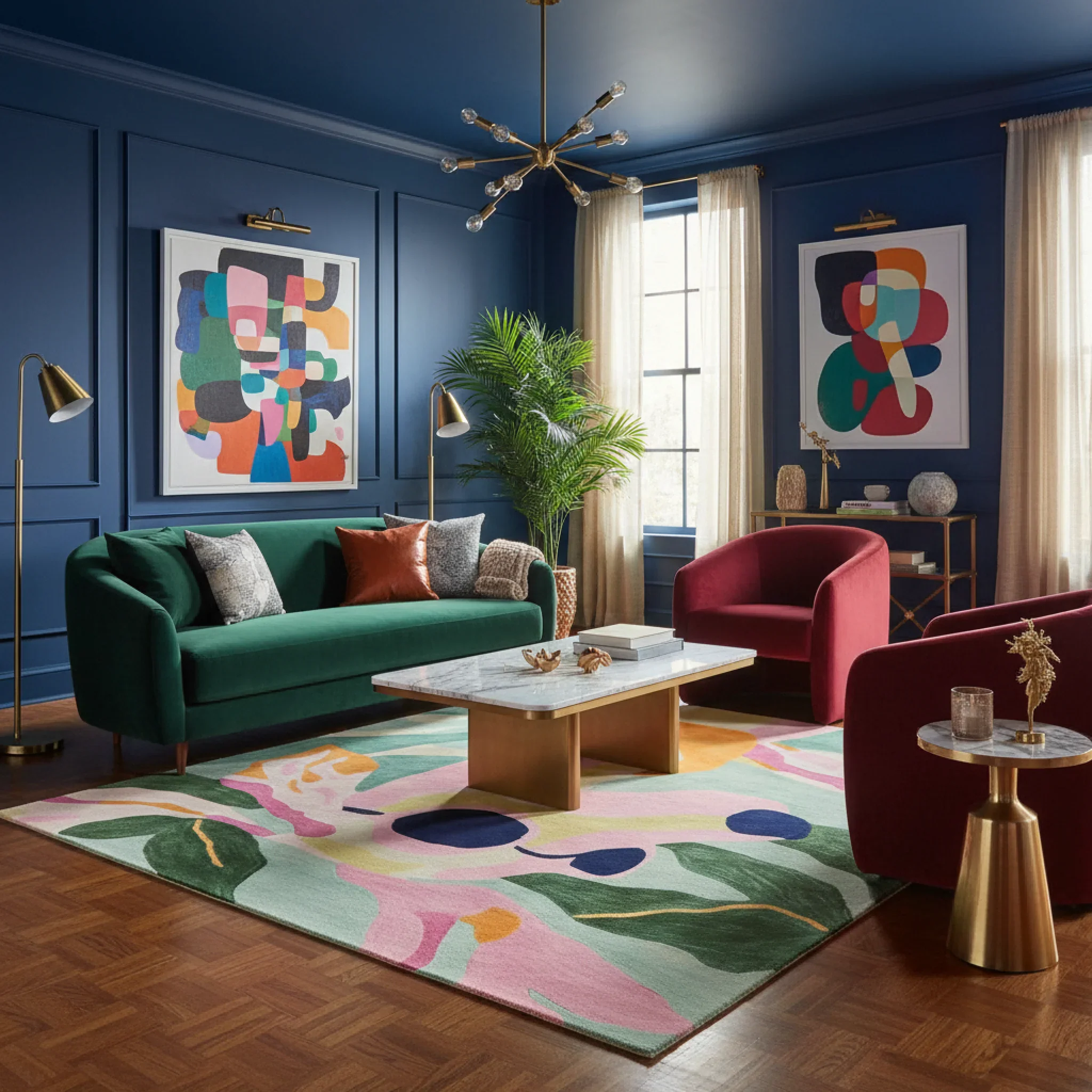 Sunglass Safari Pup Hand Tufted Rug - Image 3