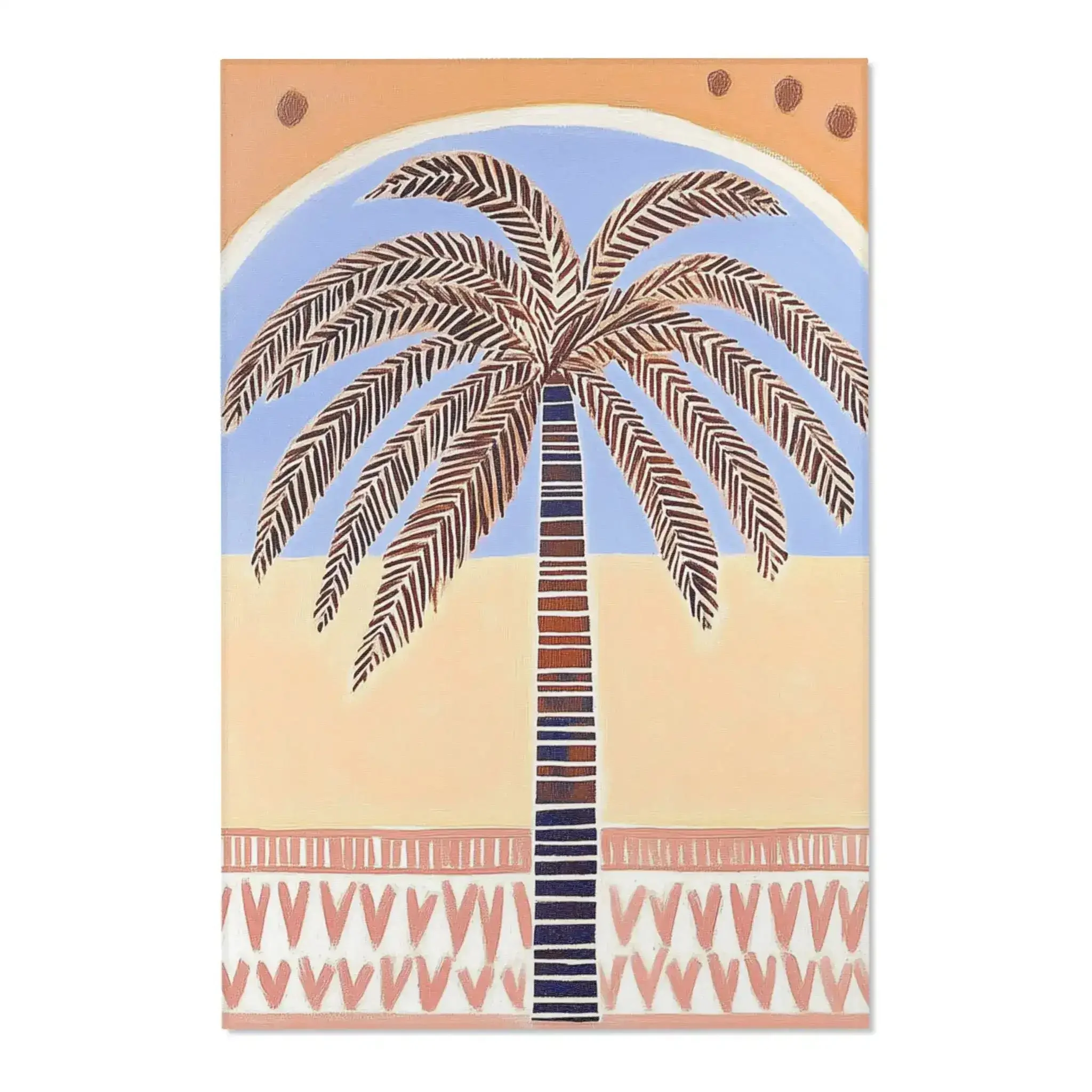 Sunset Oasis Palm Accent Rug - Image 4