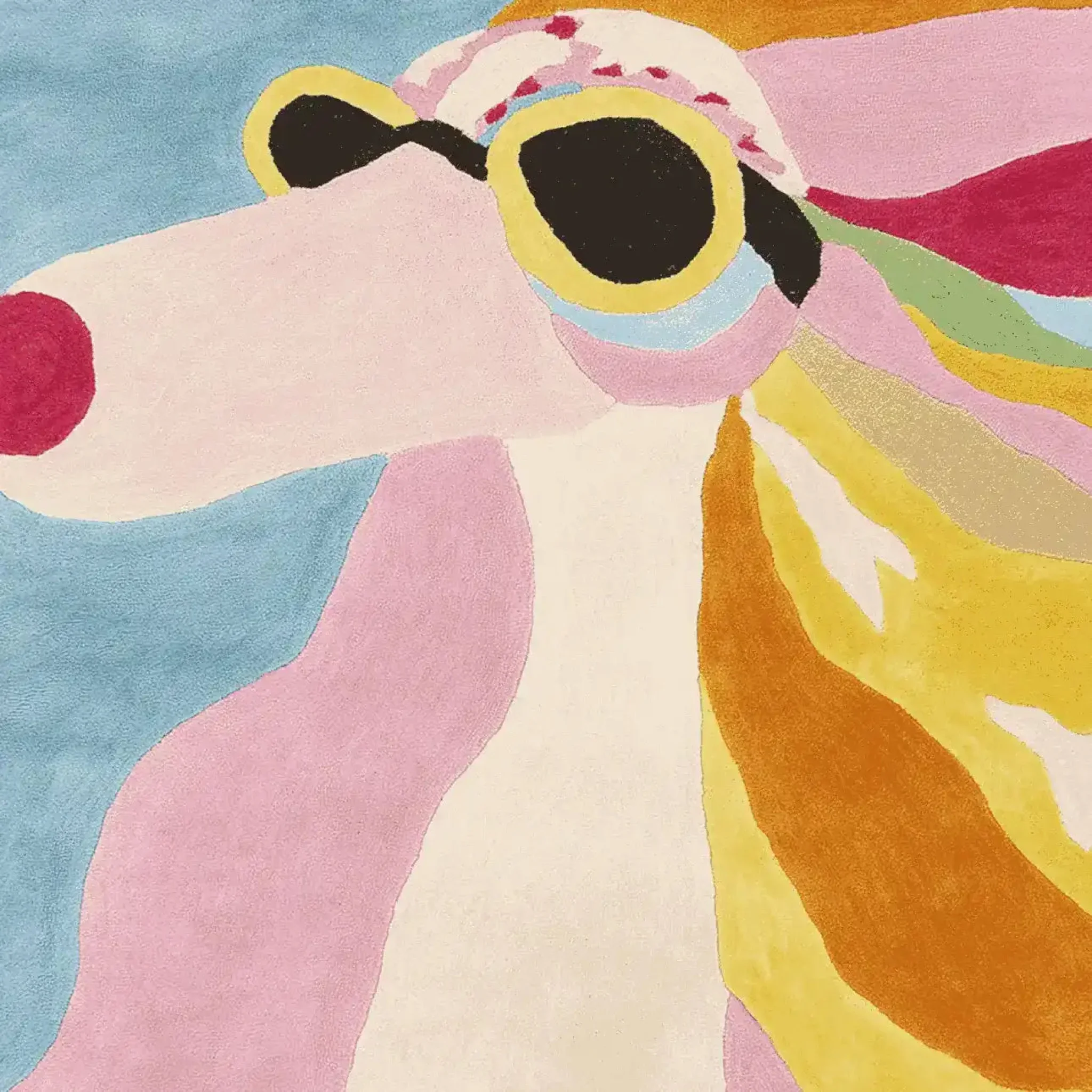Sunset Pup Swagger Hand Tufted Rug - Image 4