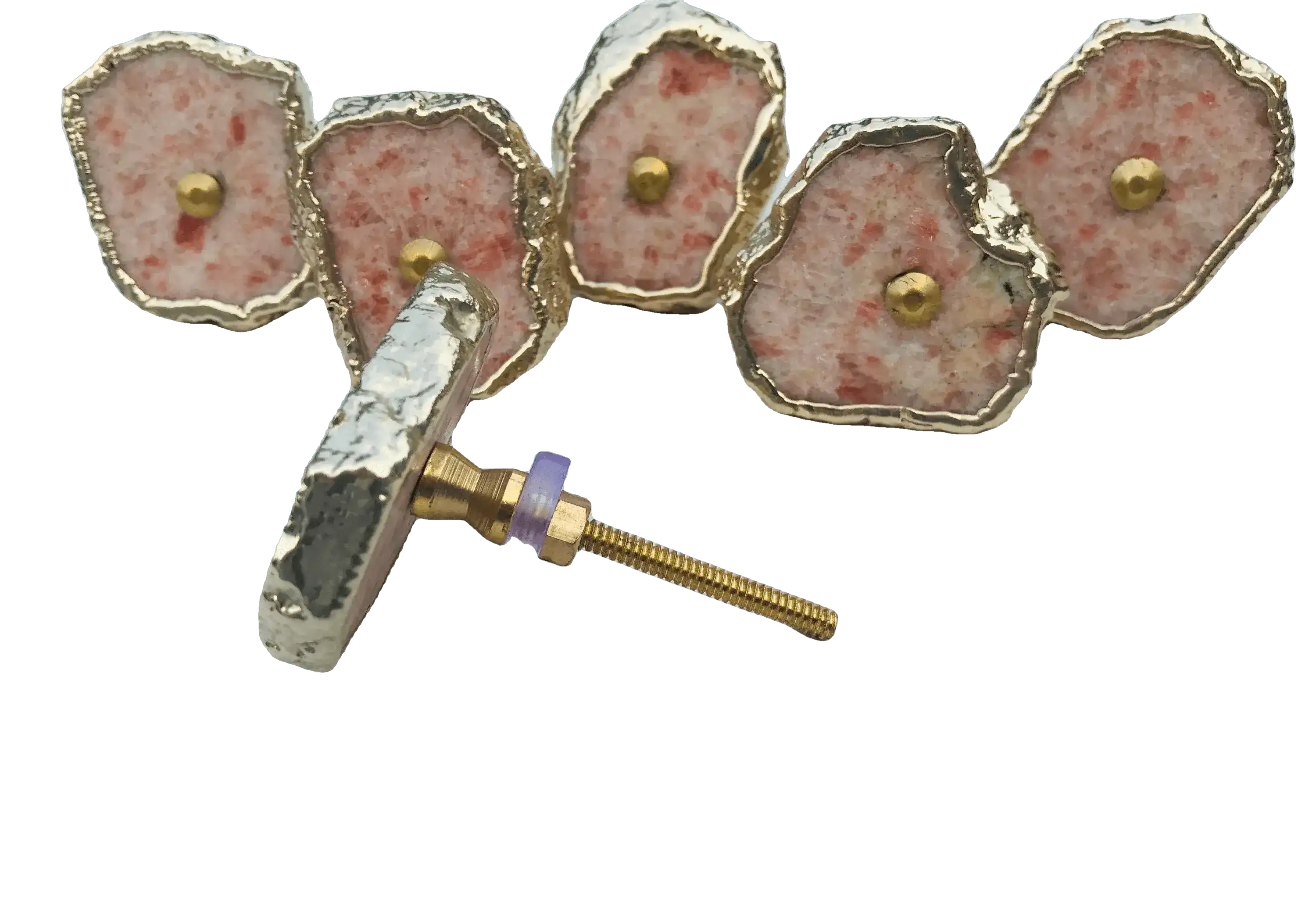 Sunstone Agate Cabinet Door Pull Handle - Set of 6 - Image 3