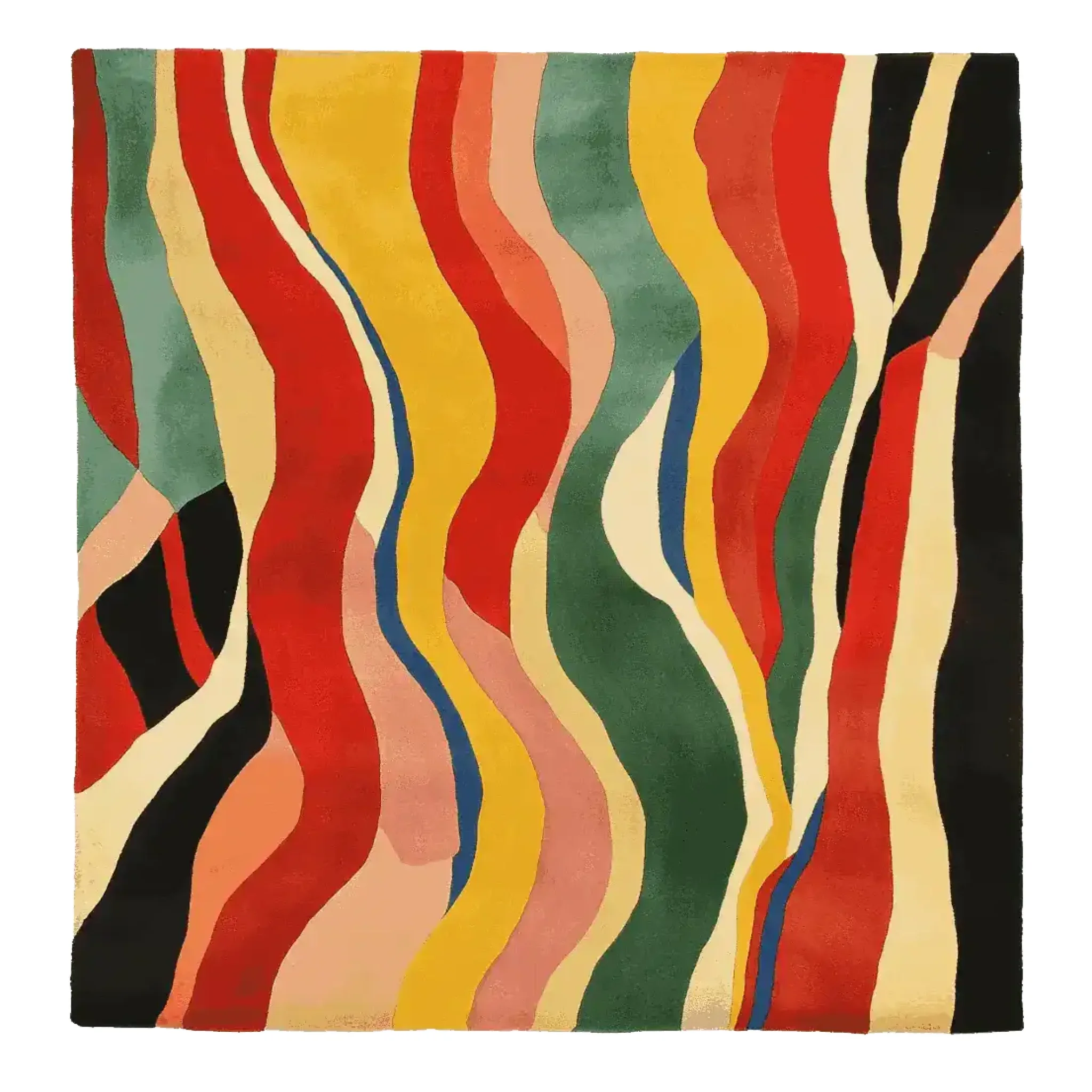 Sunstorm Drift Pattern Hand Tufted Rug