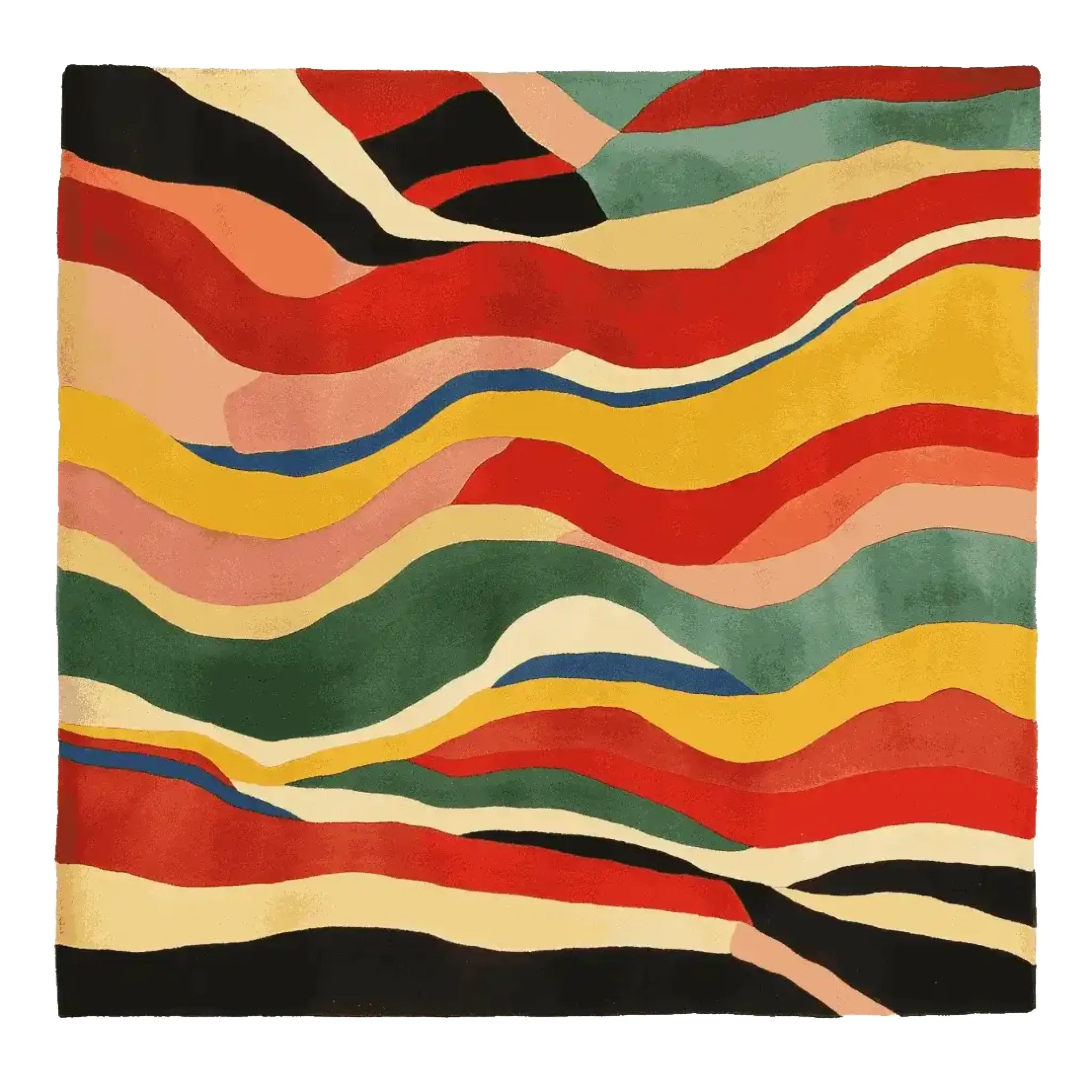 Sunstorm Drift Pattern Hand Tufted Rug - Image 3