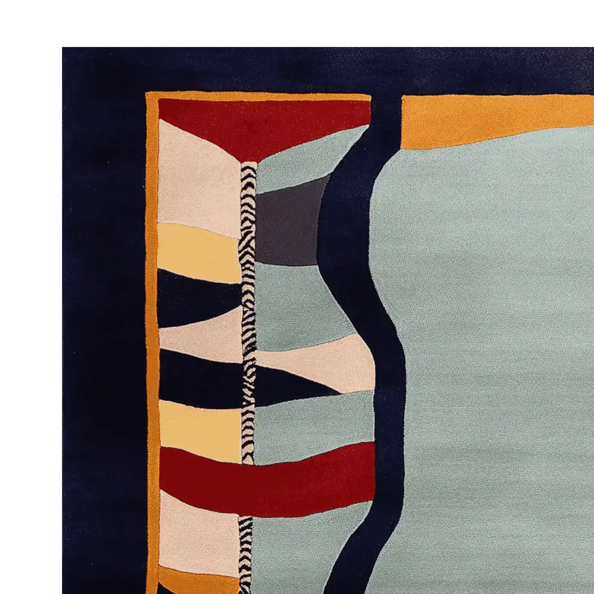 Surreal Pattern Play Hand Tufted Rug - Image 10