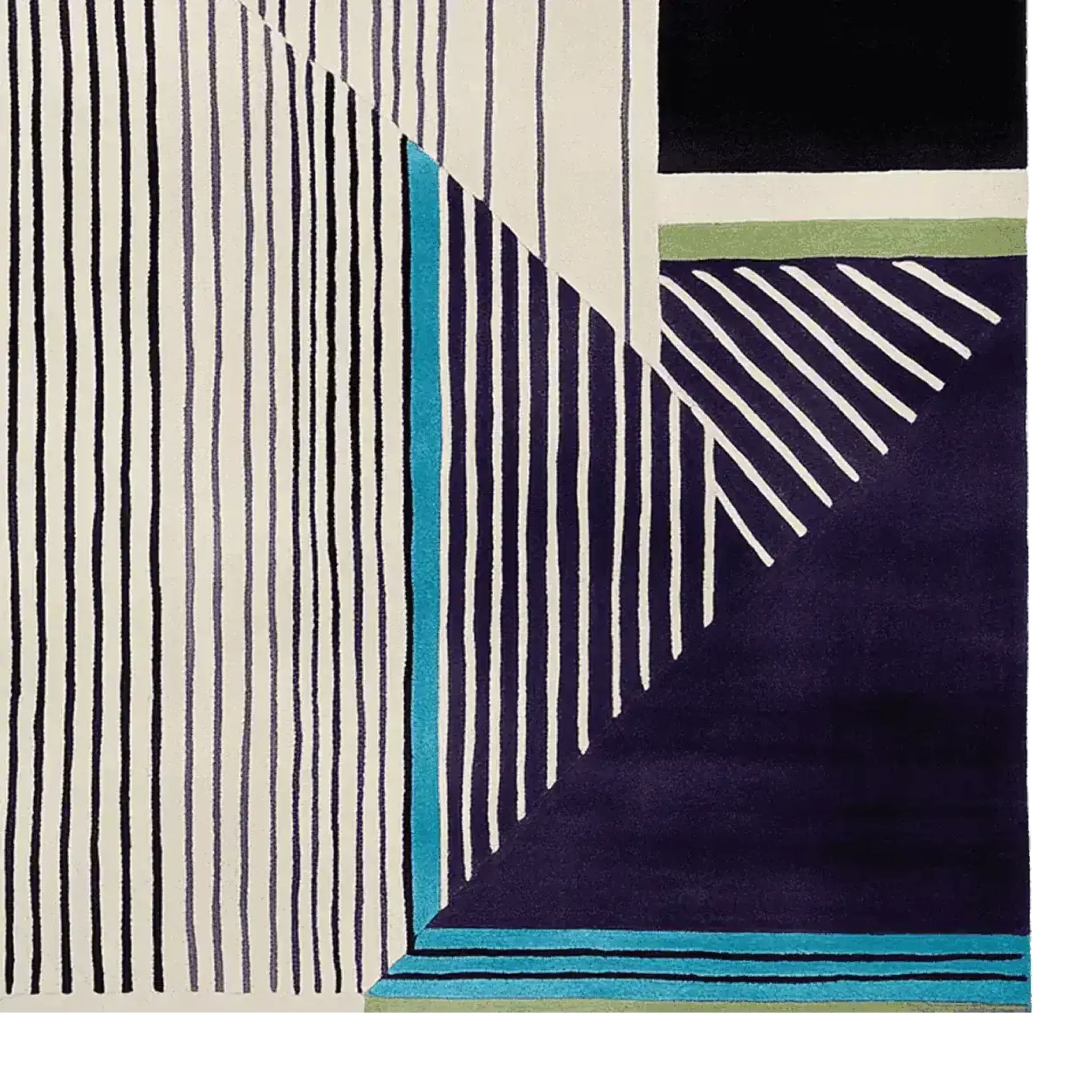 Symmetry in Motion Hand Tufted Rug - Image 6