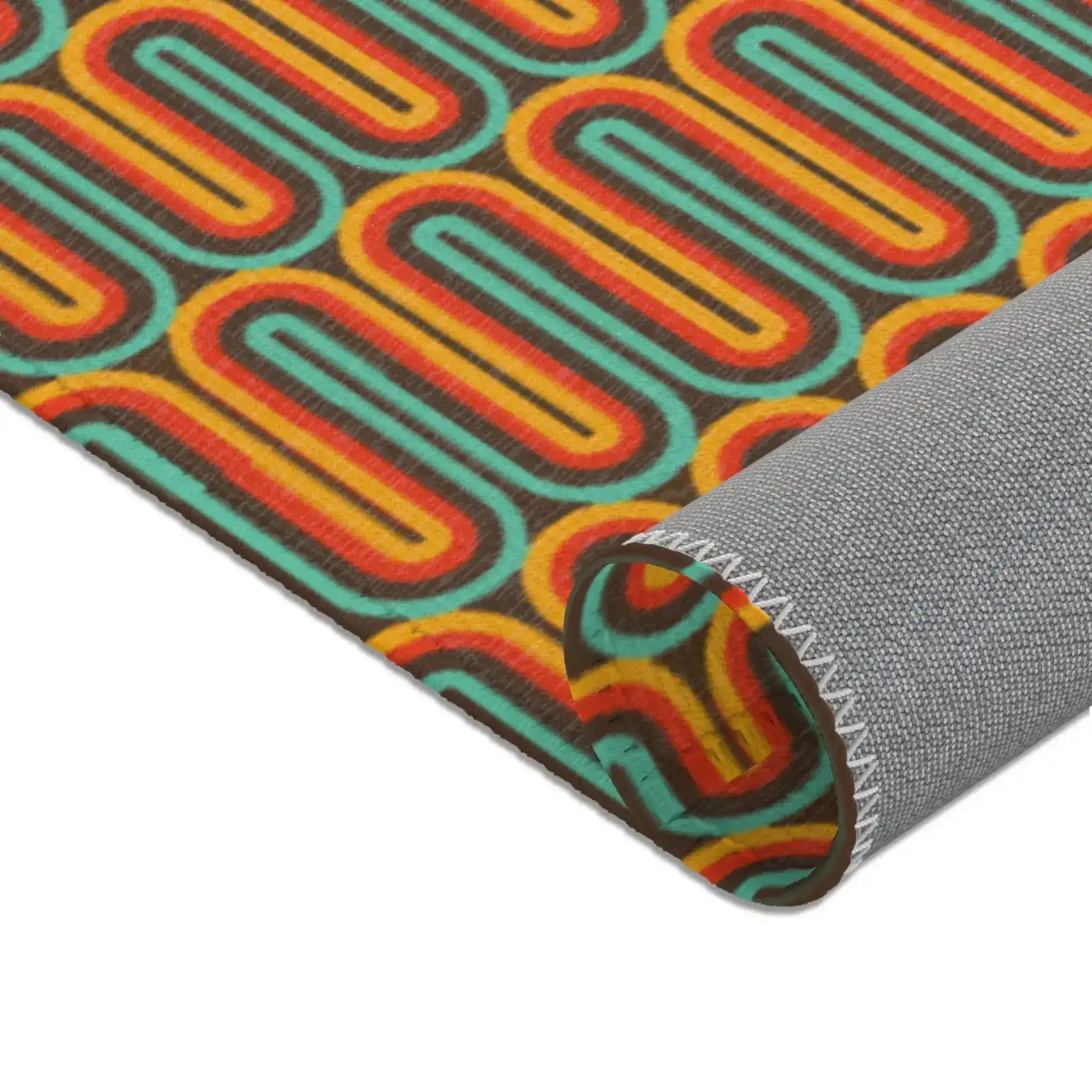 Teal Retro Radiance Accent Rug - Image 7