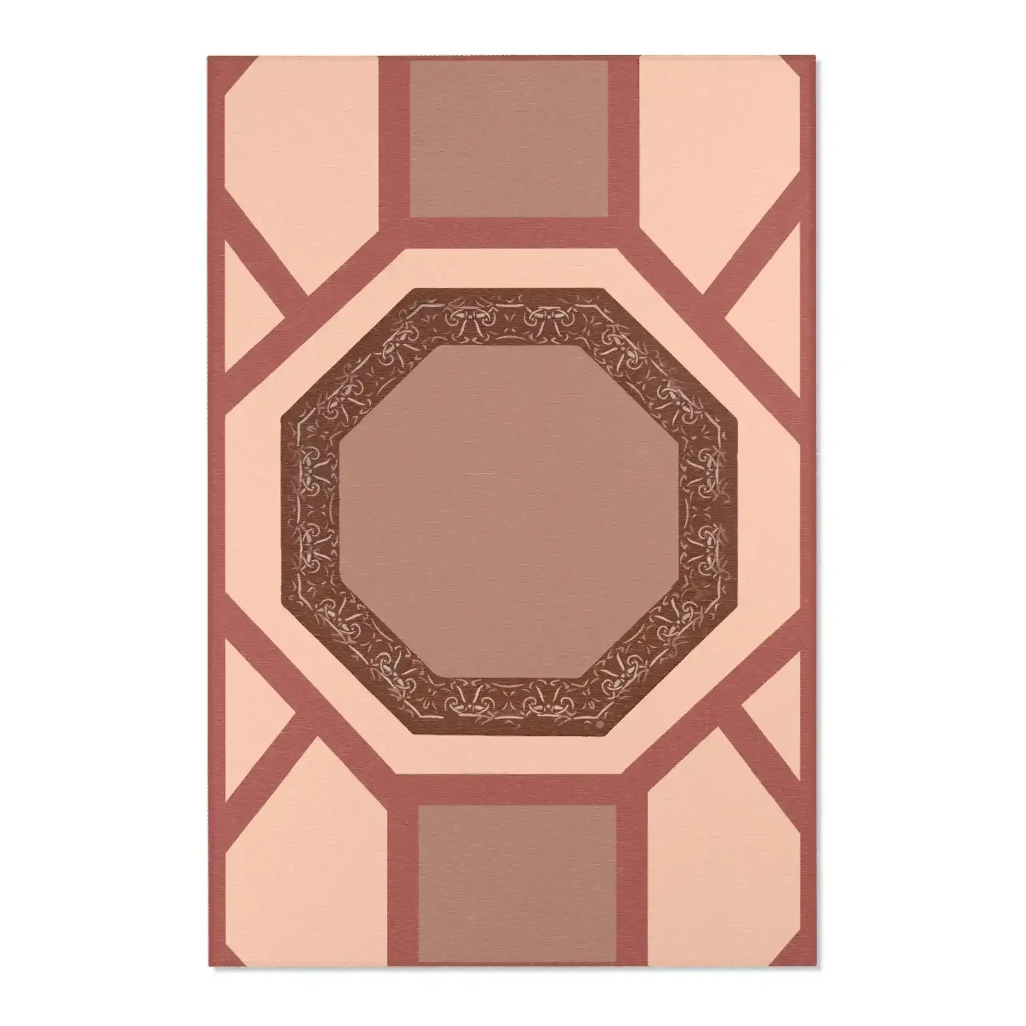 Terracotta Temple Door Accent Rug - Image 3