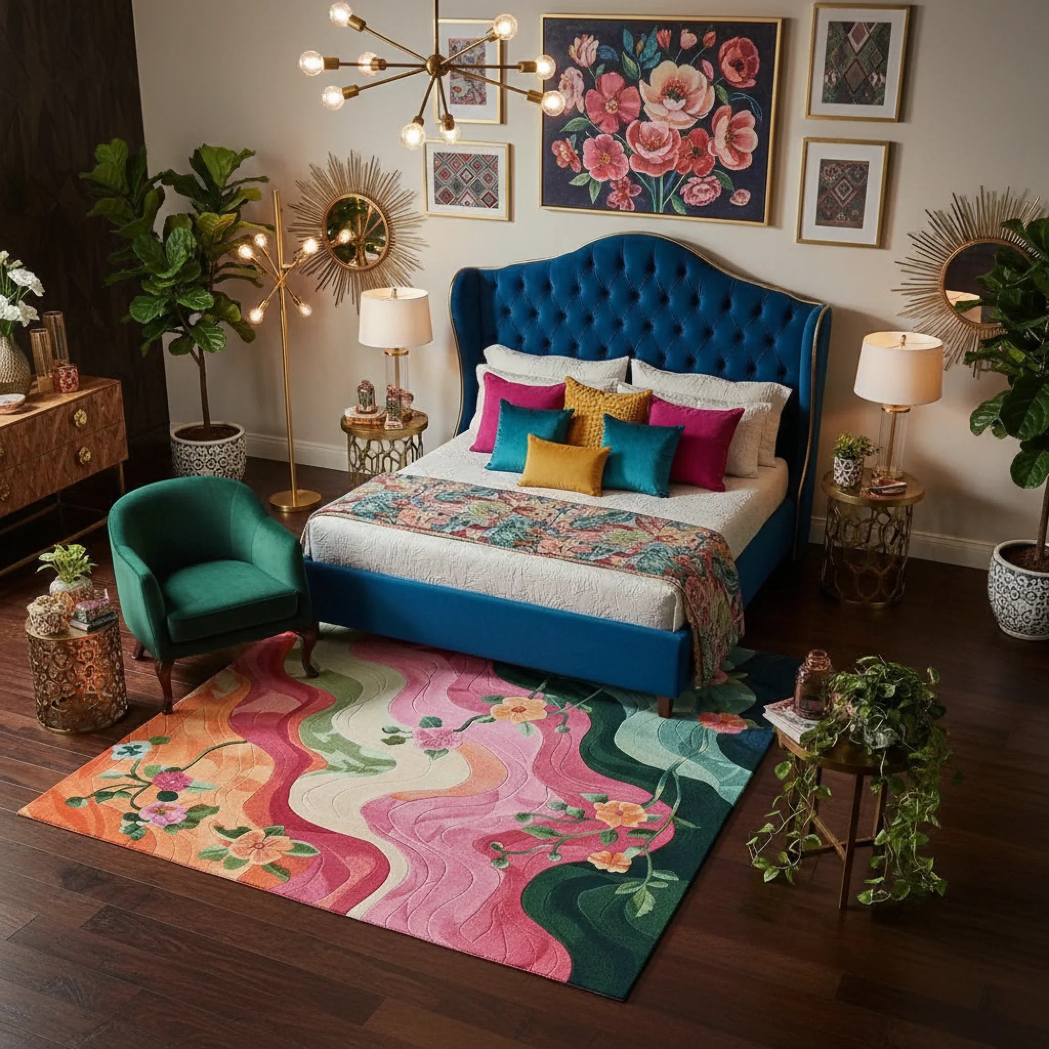 The Florist's Dream Hand Tufted Rug - Image 3