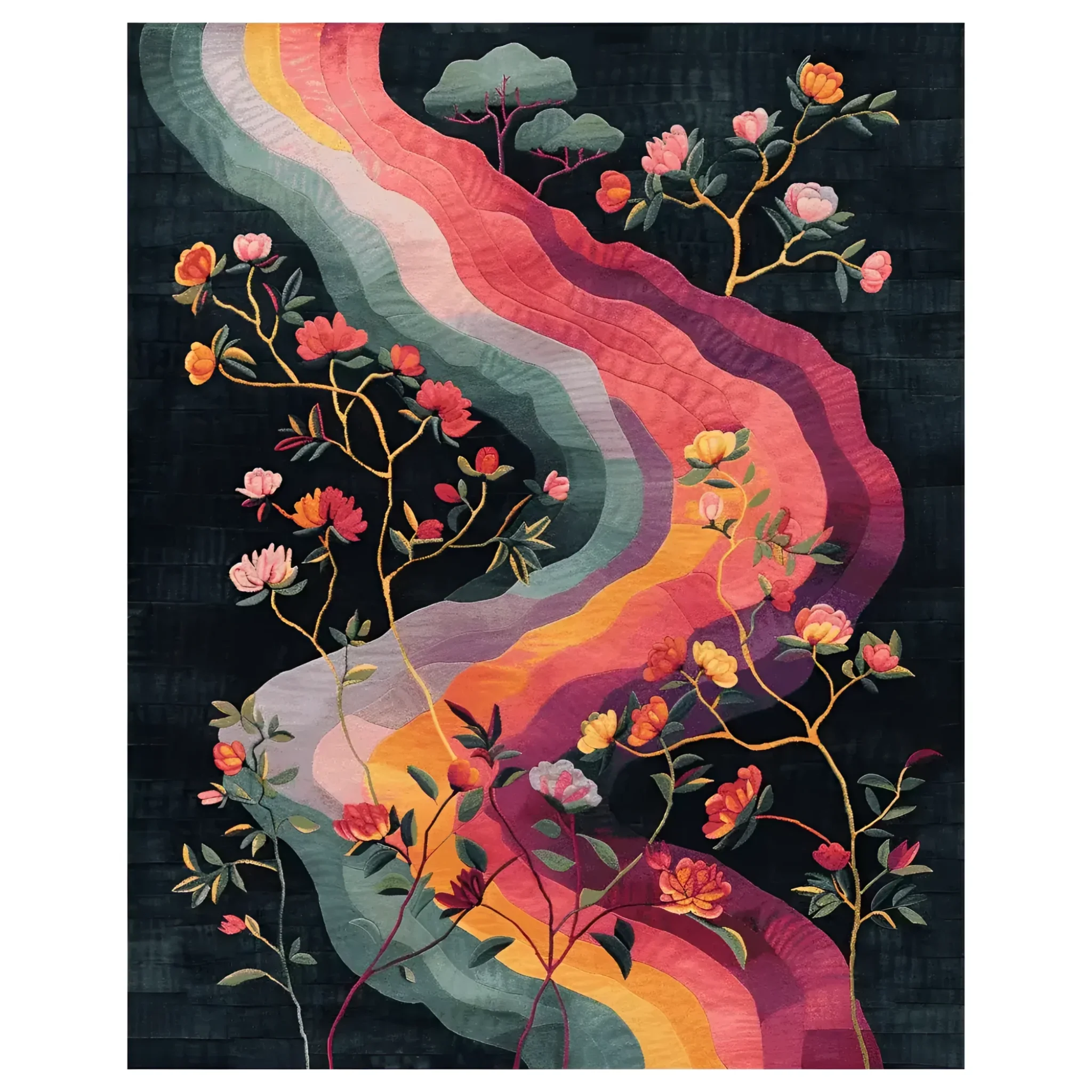 The Loomed River Hand Tufted Rug