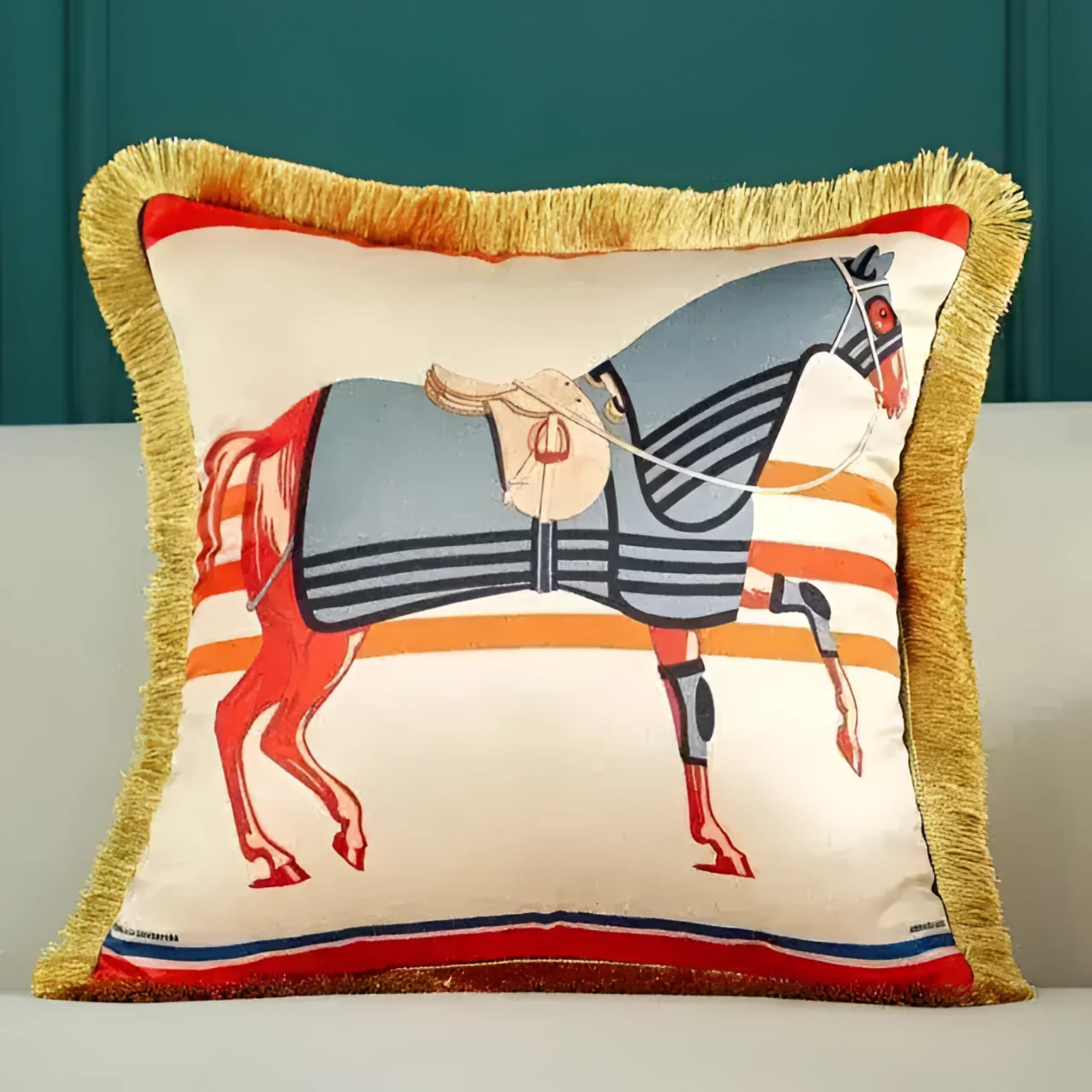The Royal Animal Collection Printed Throw Cushion Pillow Cover - Image 9