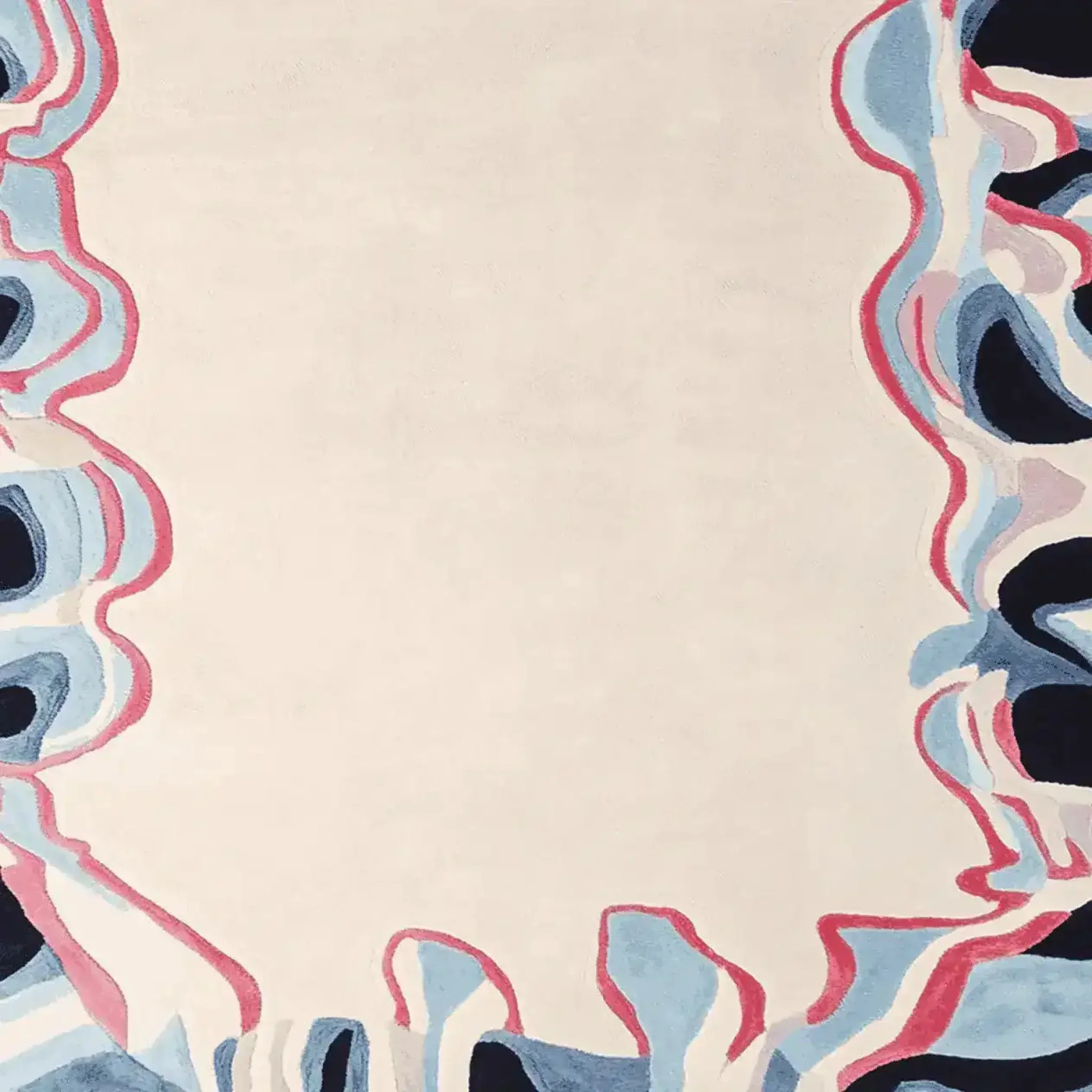 Tide Meets Canvas Hand Tufted Rug - Image 6