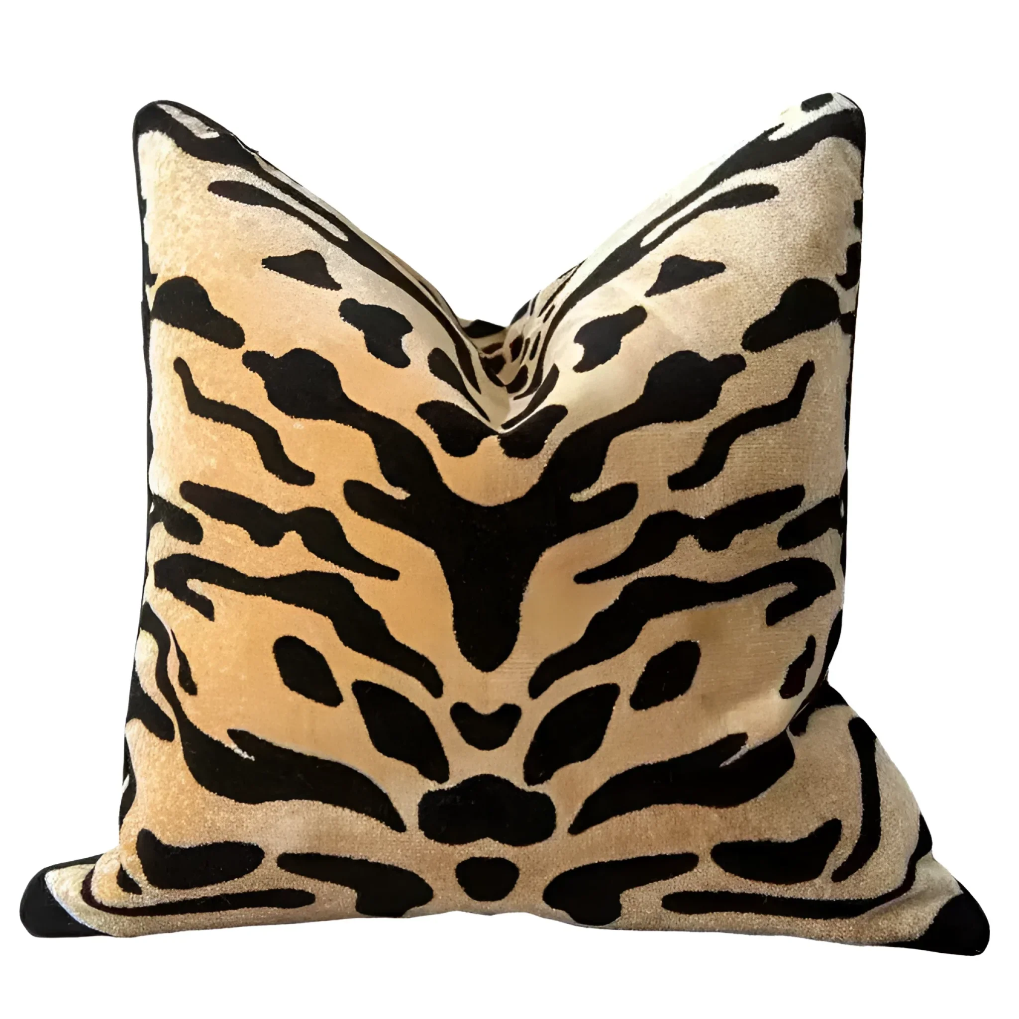 Tiger Pattern Velvet Decorative Throw Pillow Cover - Image 6