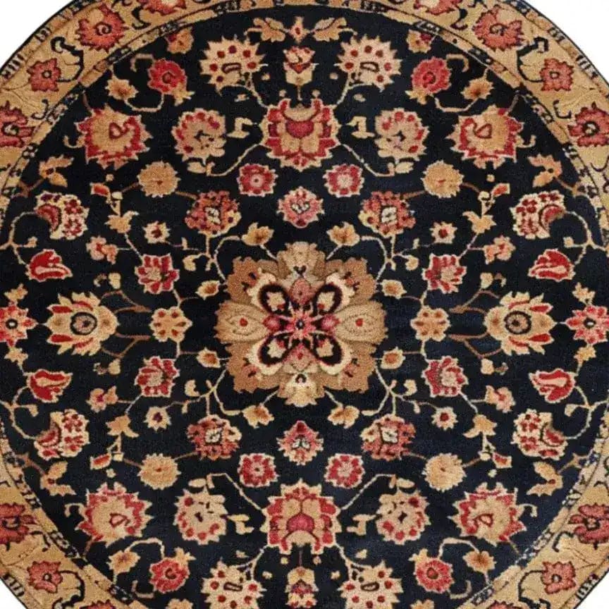 Traditional Whirl Hand Tufted Round Rug - Image 4