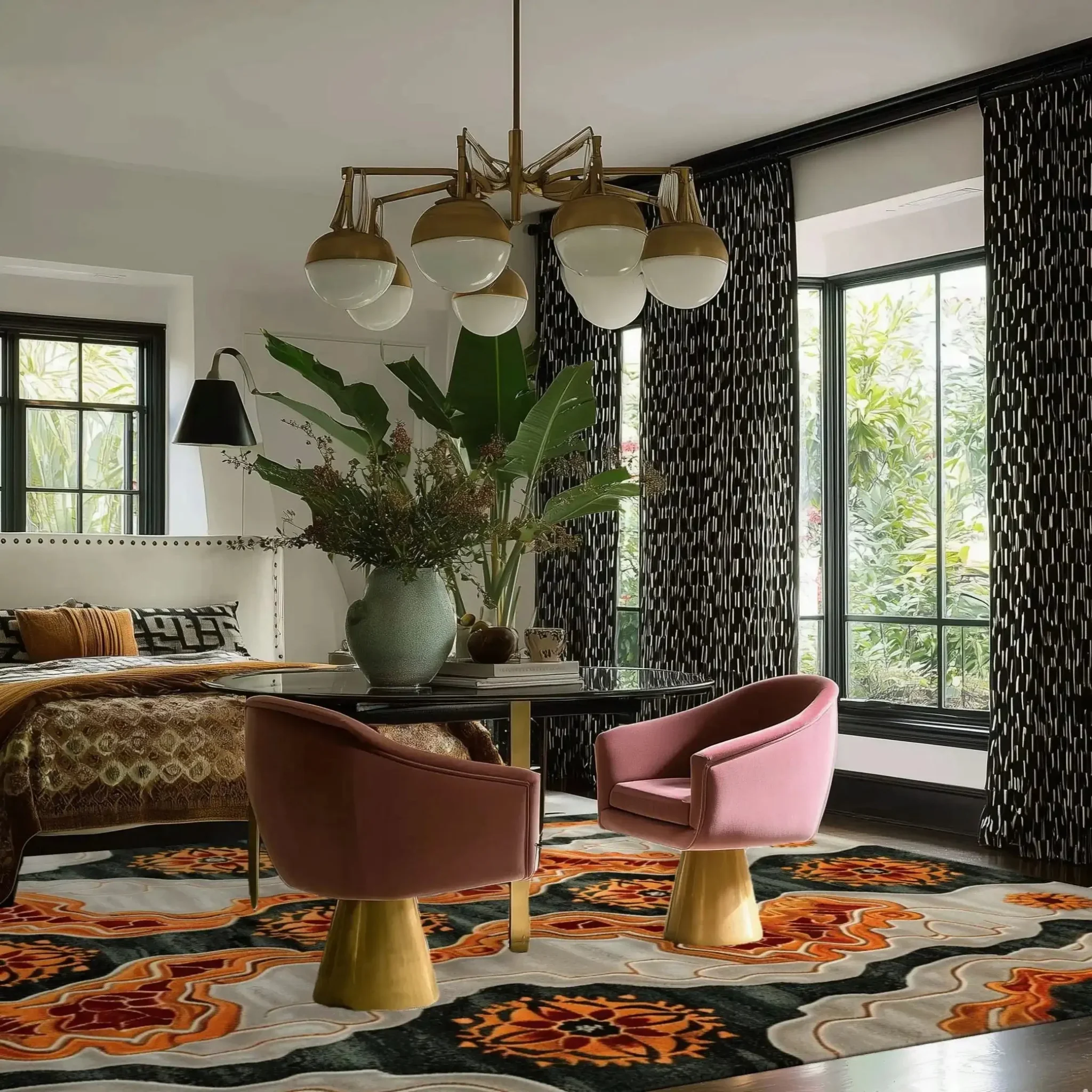 Tribal Tapestry Hand Tufted Rug - Image 4