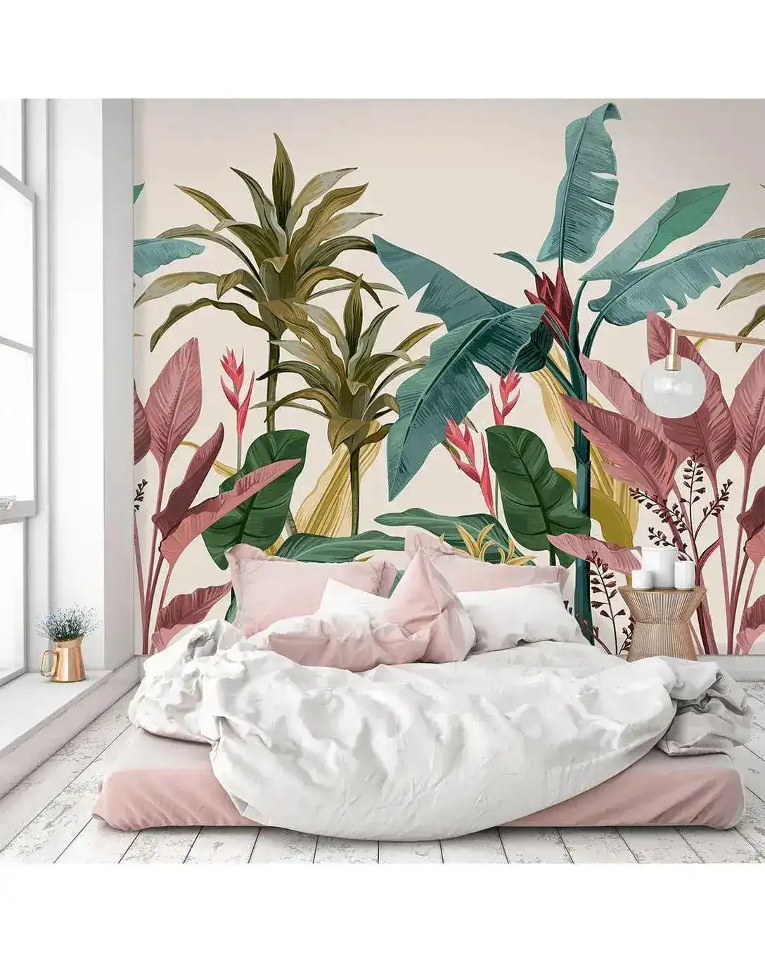 Tropical Banana Leaf Wall Mural - Image 2