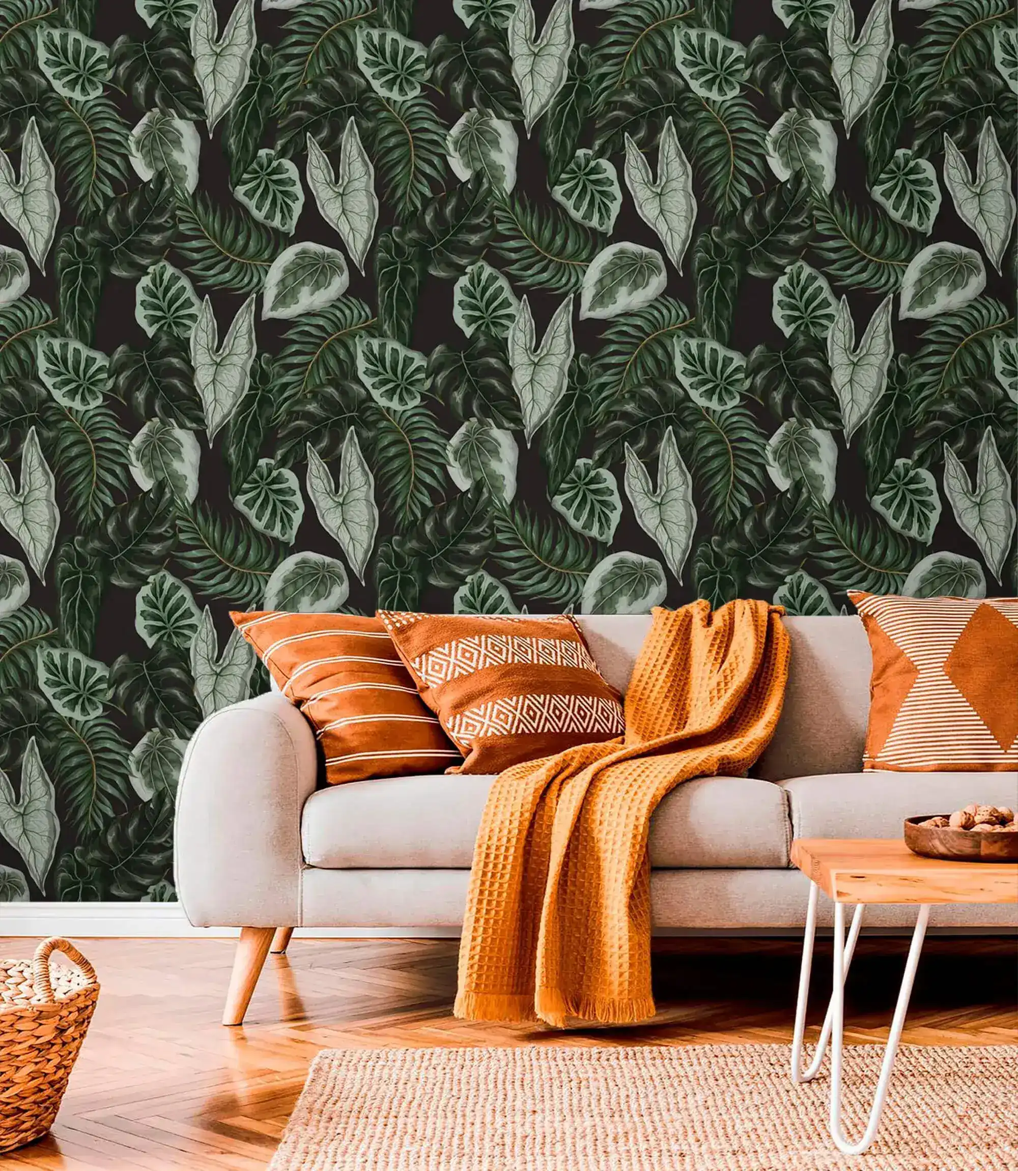 Tropical Botanical Bliss Wallpaper - Image 3