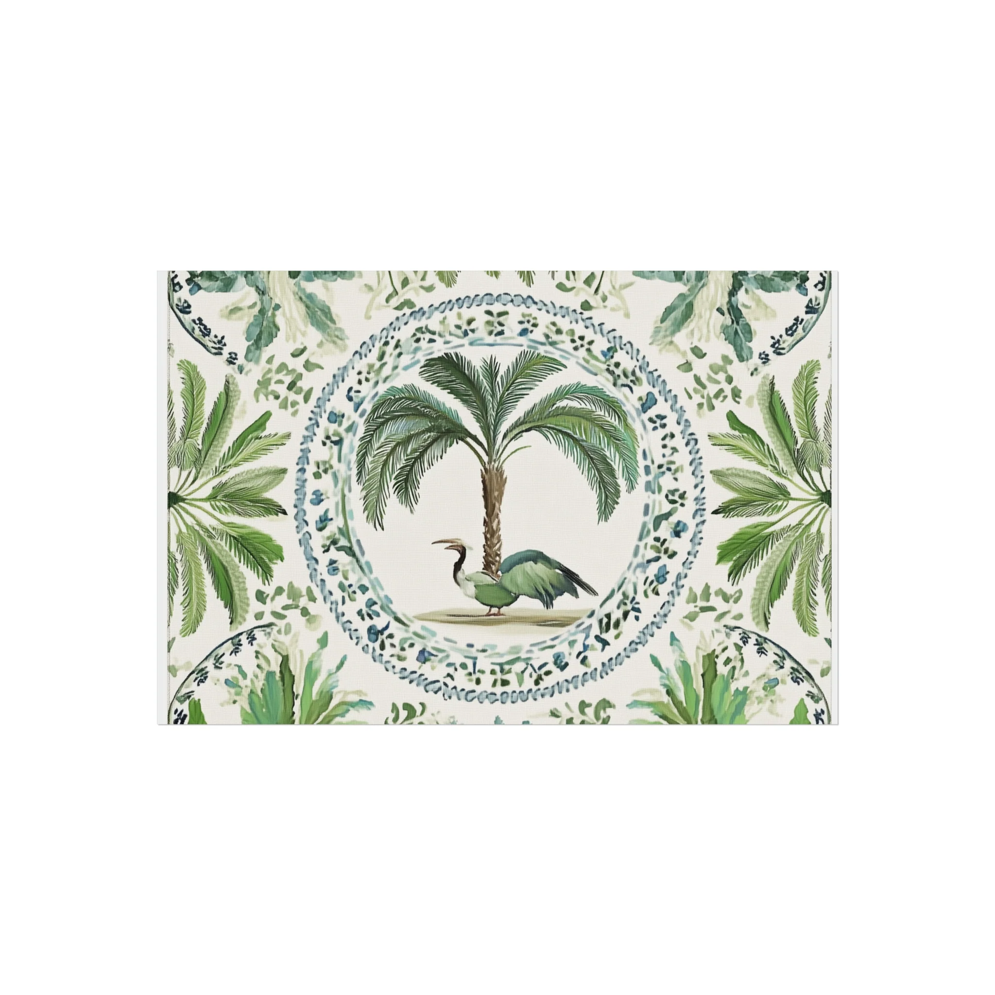 Tropical Heron & Palm Fine Art Poster - Image 10